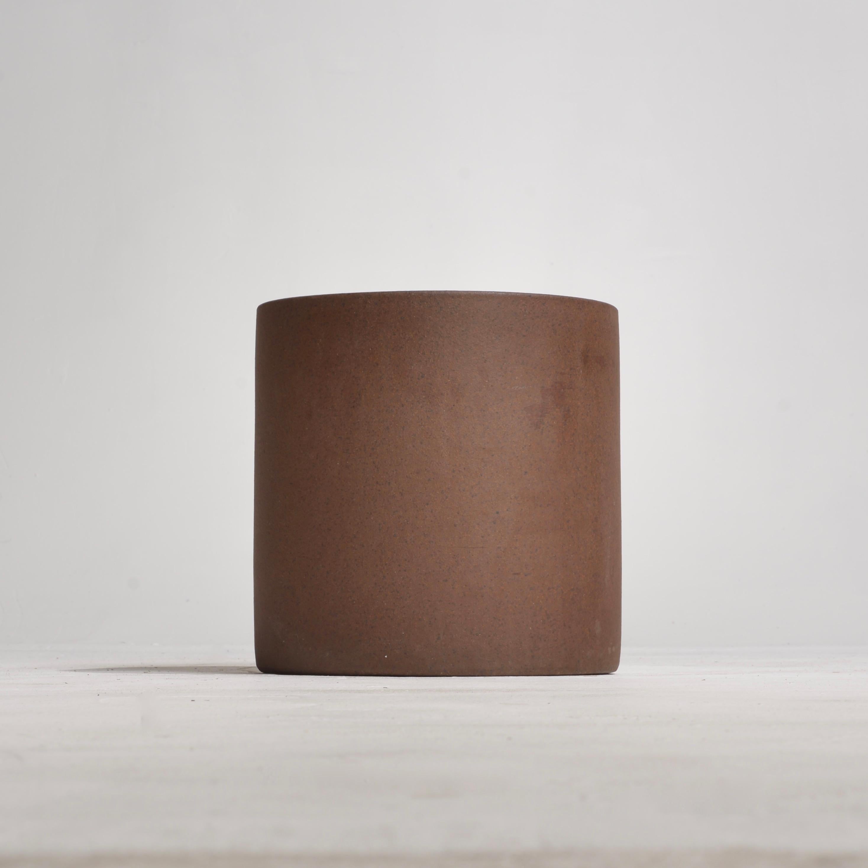 Zylindrisches Pflanzgefäß aus Steingut von David Cressey für Architectural Pottery (amerikanisch) im Angebot