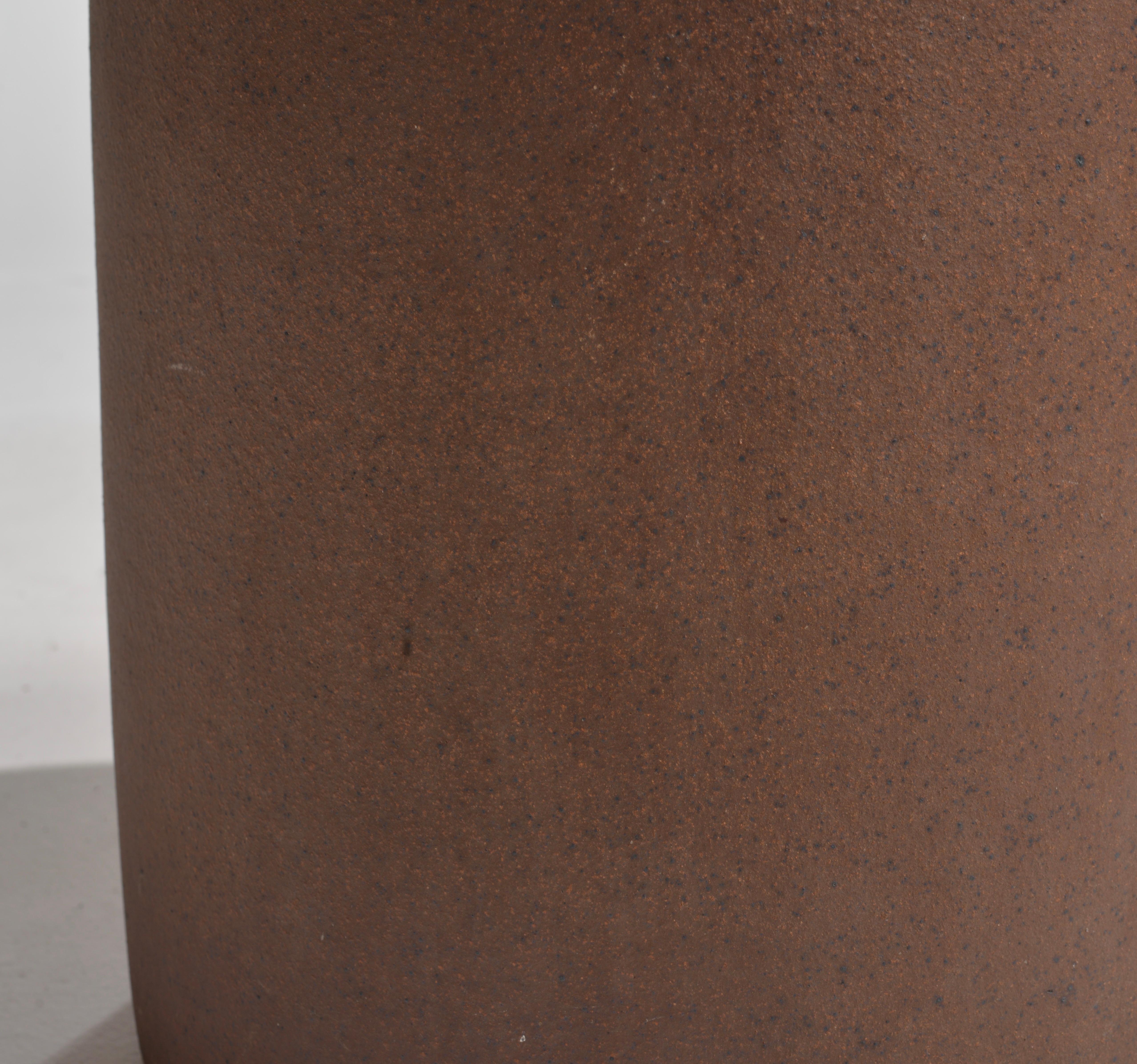 Zylindrisches Pflanzgefäß aus Steingut von David Cressey für Architectural Pottery im Angebot 1