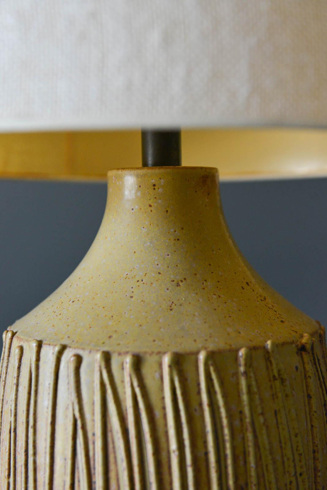 Fin du 20e siècle Lampe de bureau en céramique à glaçure goutte à goutte David Cressey, vers 1970 en vente