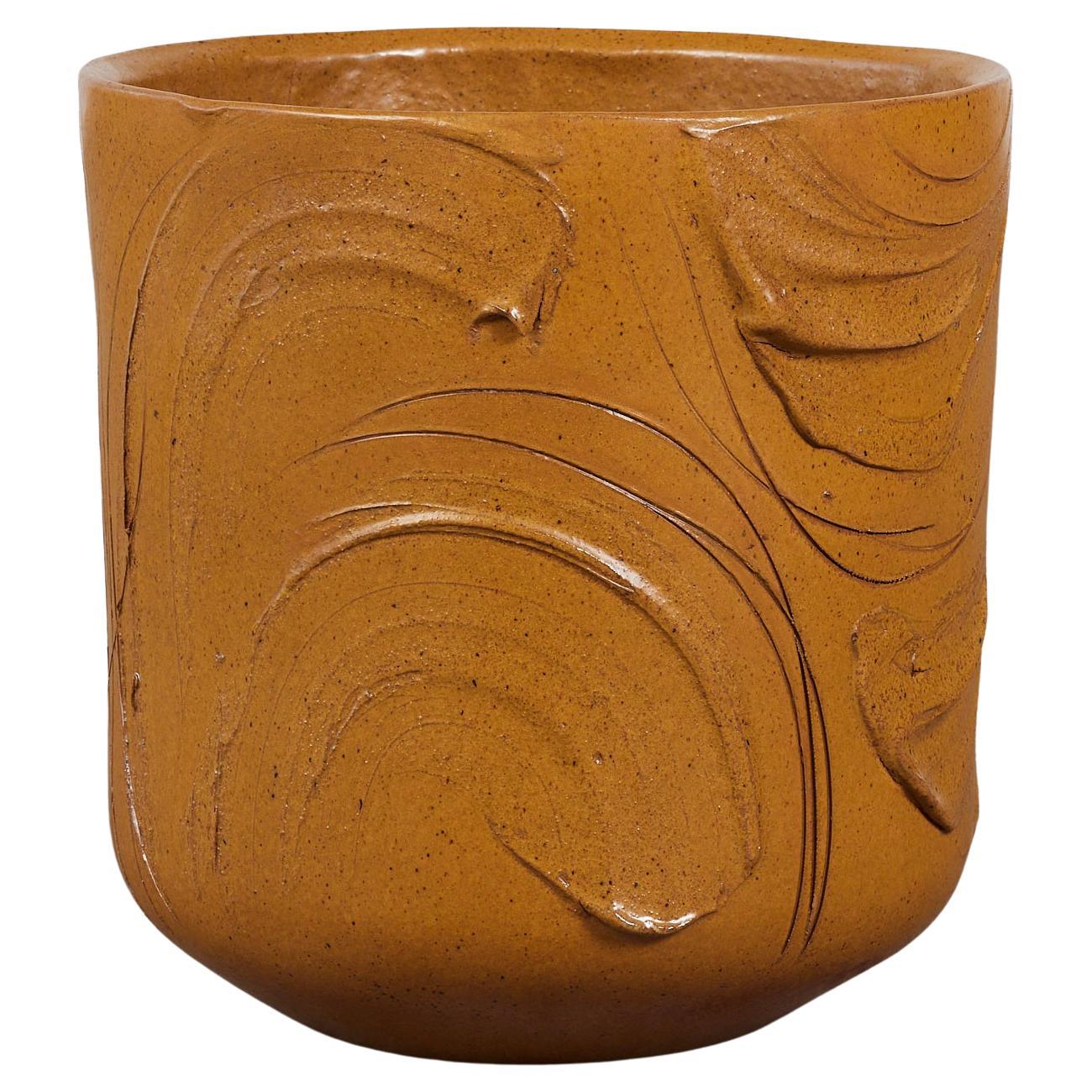 David Cressey "Expressive" Glazed Planter for Architectural Pottery For Sale