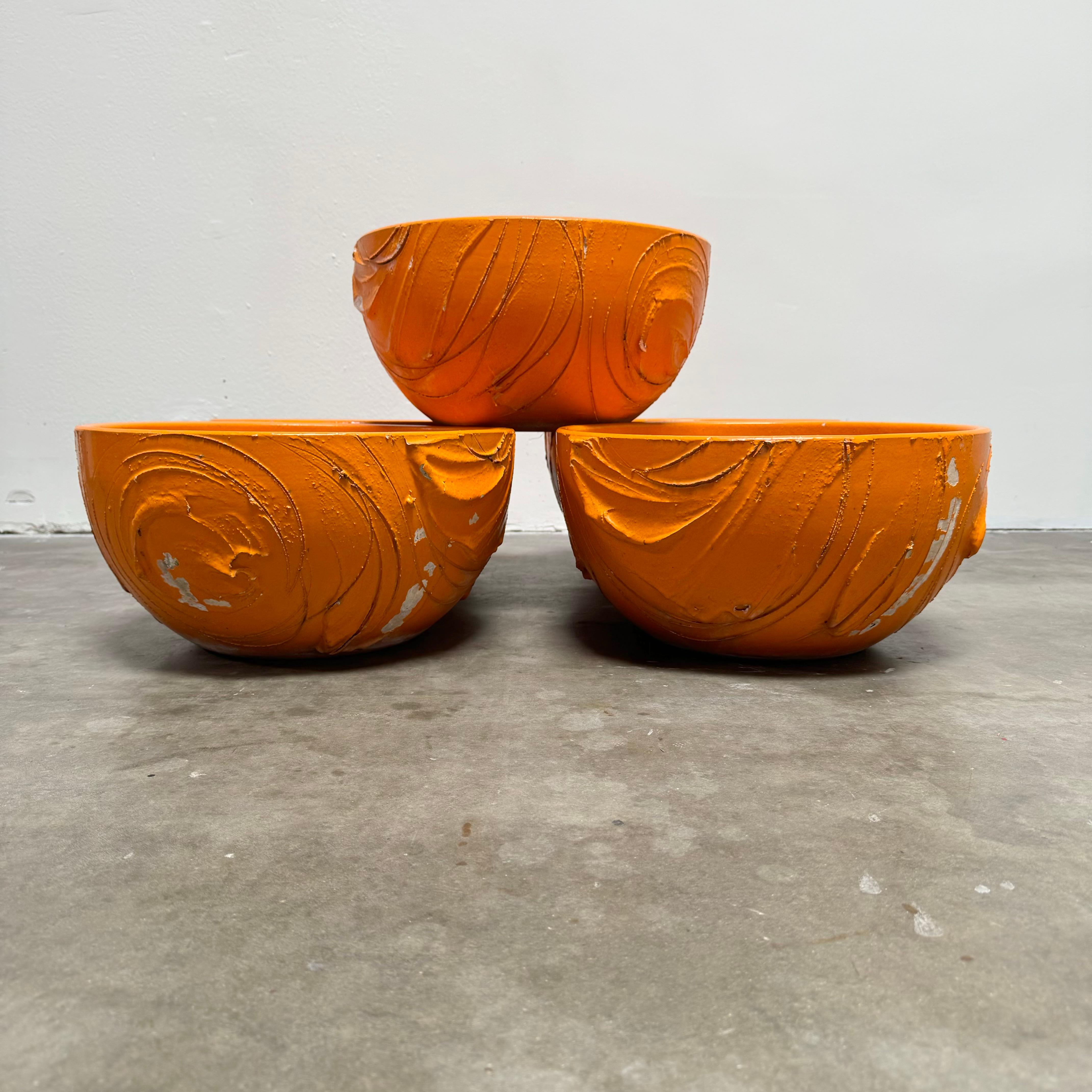 American David Cressey 'Expressive' Glazed Planters for Architectural Pottery, USA 1960s