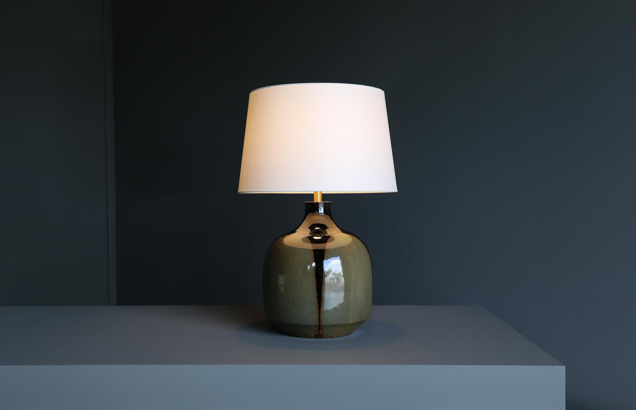 Lampe en céramique « Glaze » de David Cressey, vers 1970 en vente 2