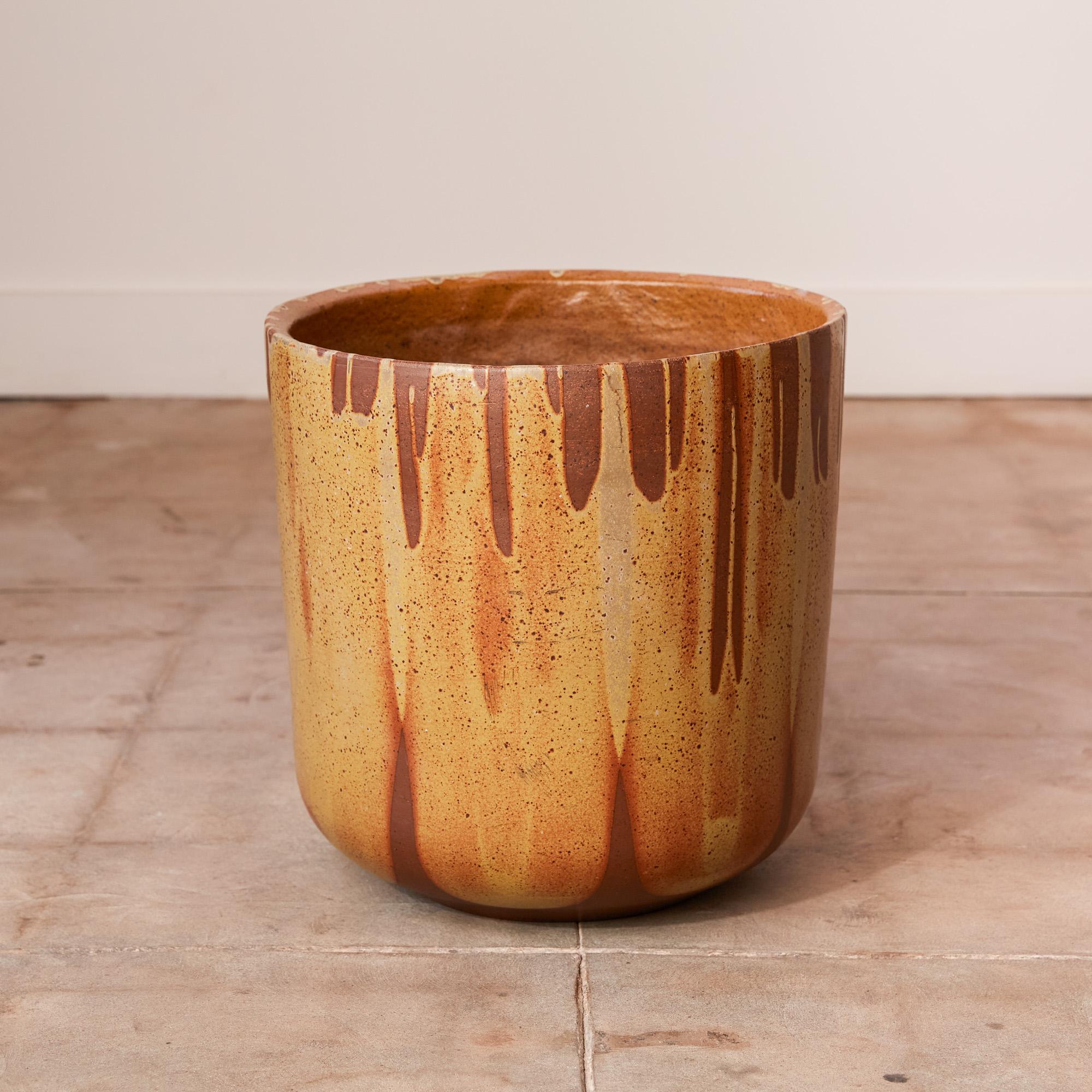 Mid-Century Modern David Cressey Flame-Glaze Planter for Architectural Pottery