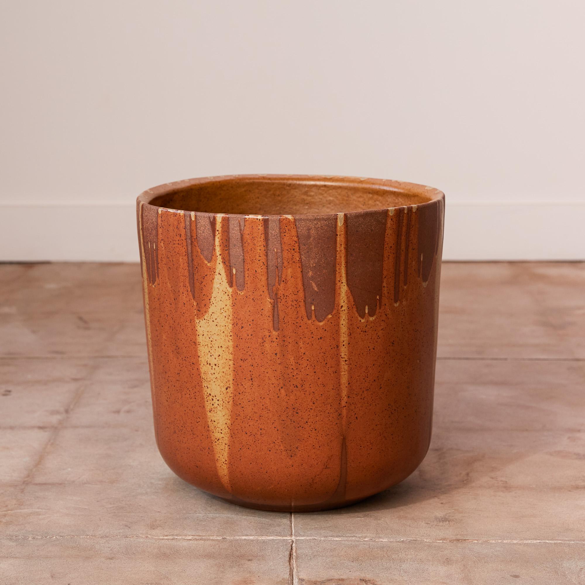 Mid-Century Modern David Cressey Flame-Glaze Planter for Architectural Pottery