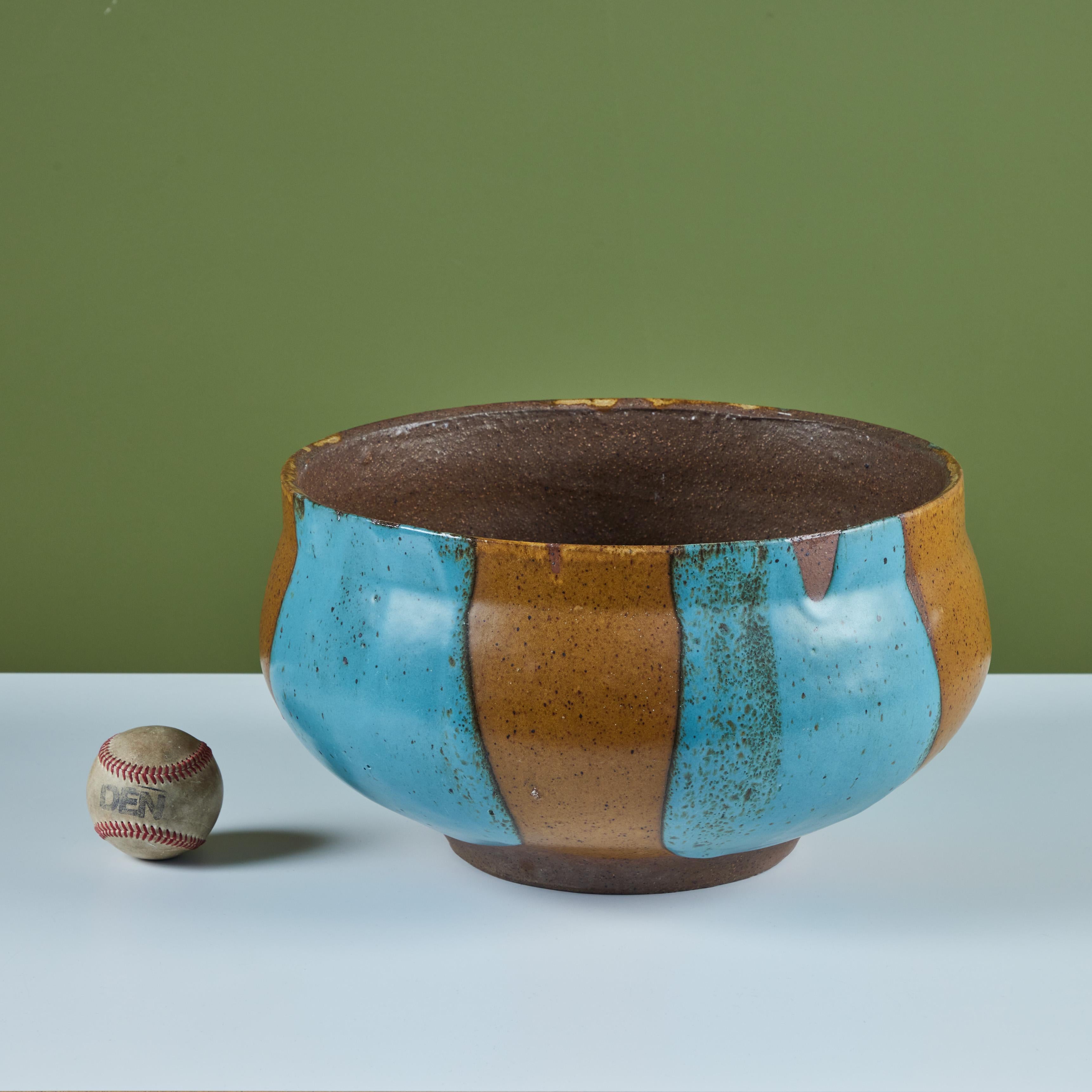 Mid-Century Modern David Cressey Flame Glaze Planter for Architectural Pottery