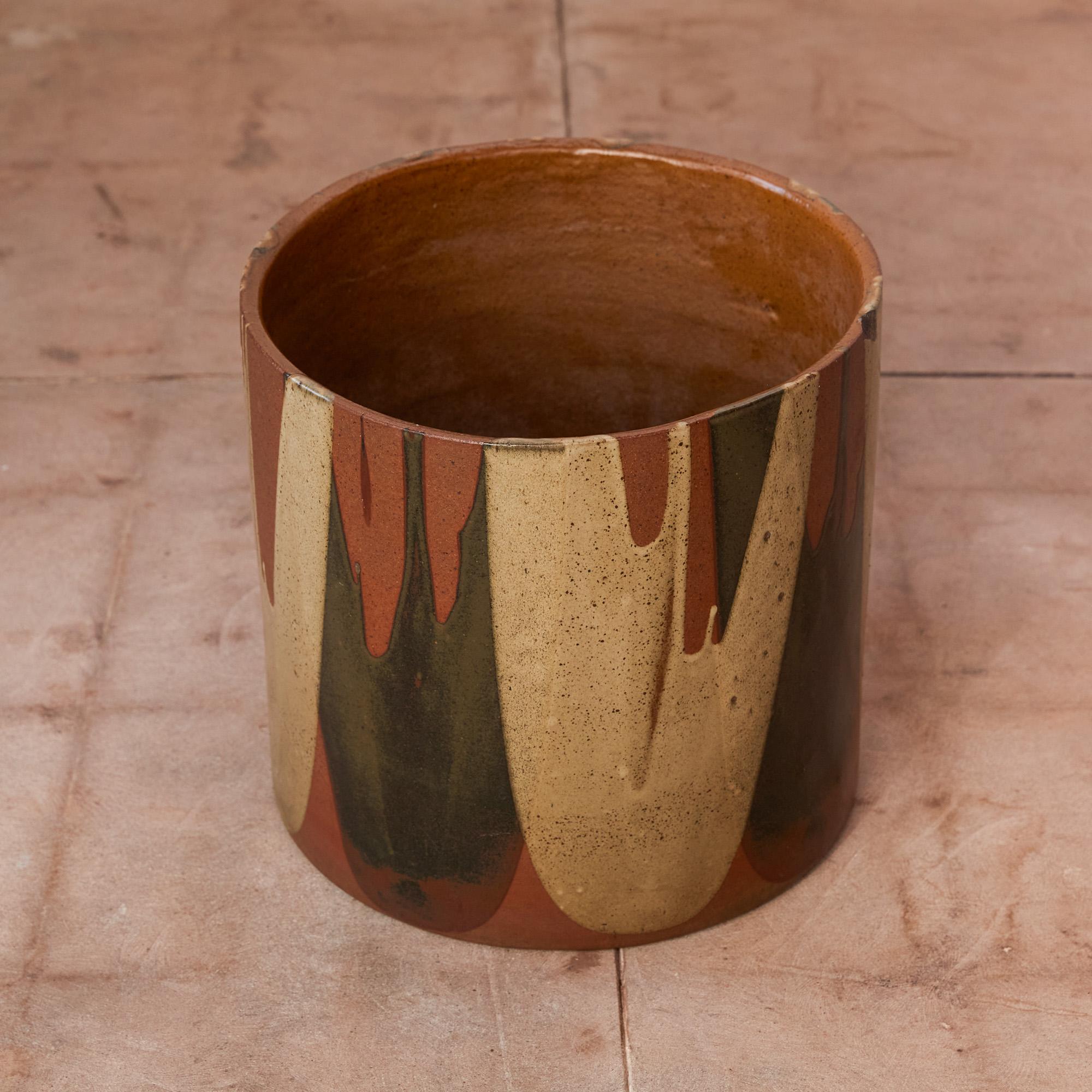 American David Cressey Flame-Glaze Planter for Architectural Pottery