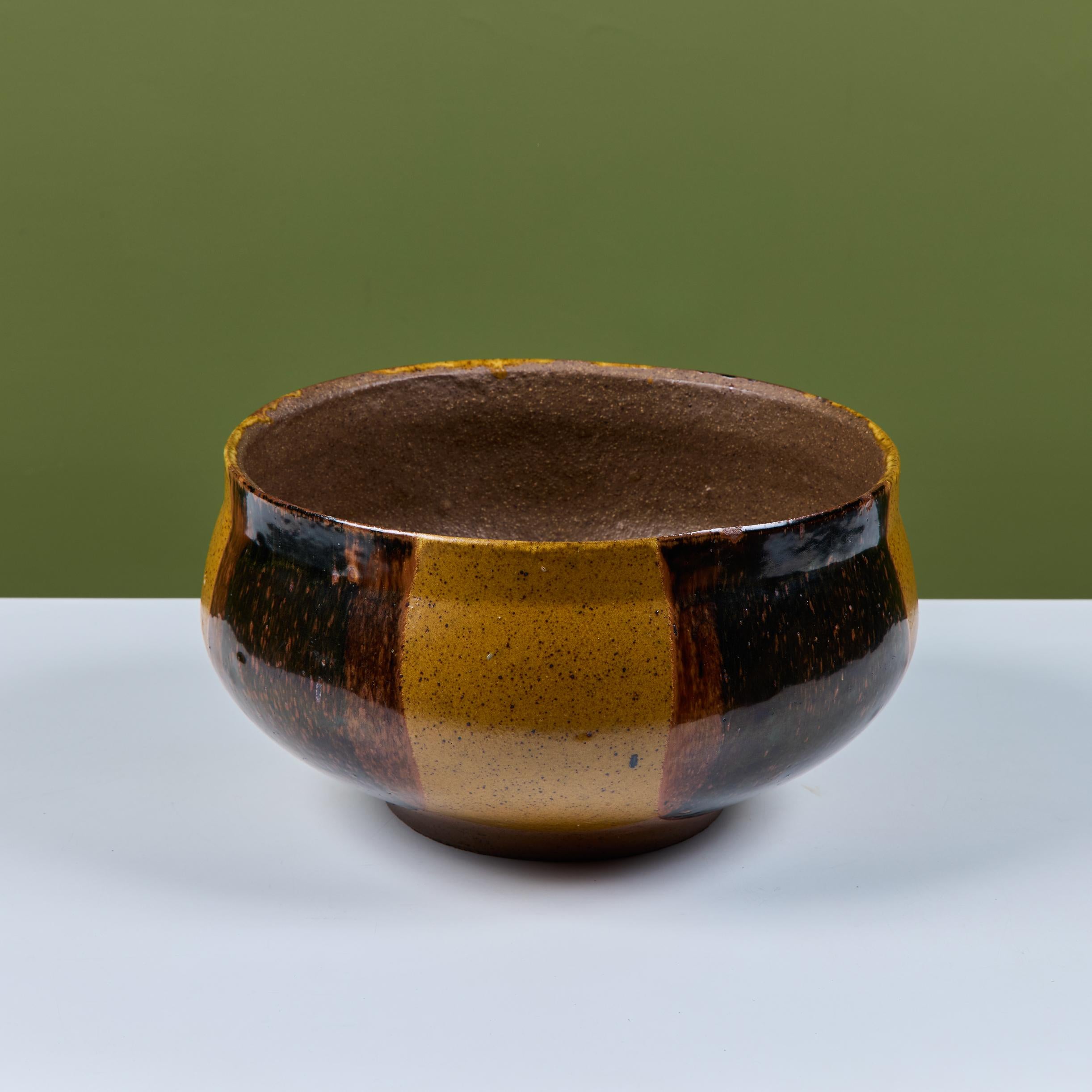 David Cressey Flame-Glaze Planter for Architectural Pottery In Excellent Condition For Sale In Los Angeles, CA