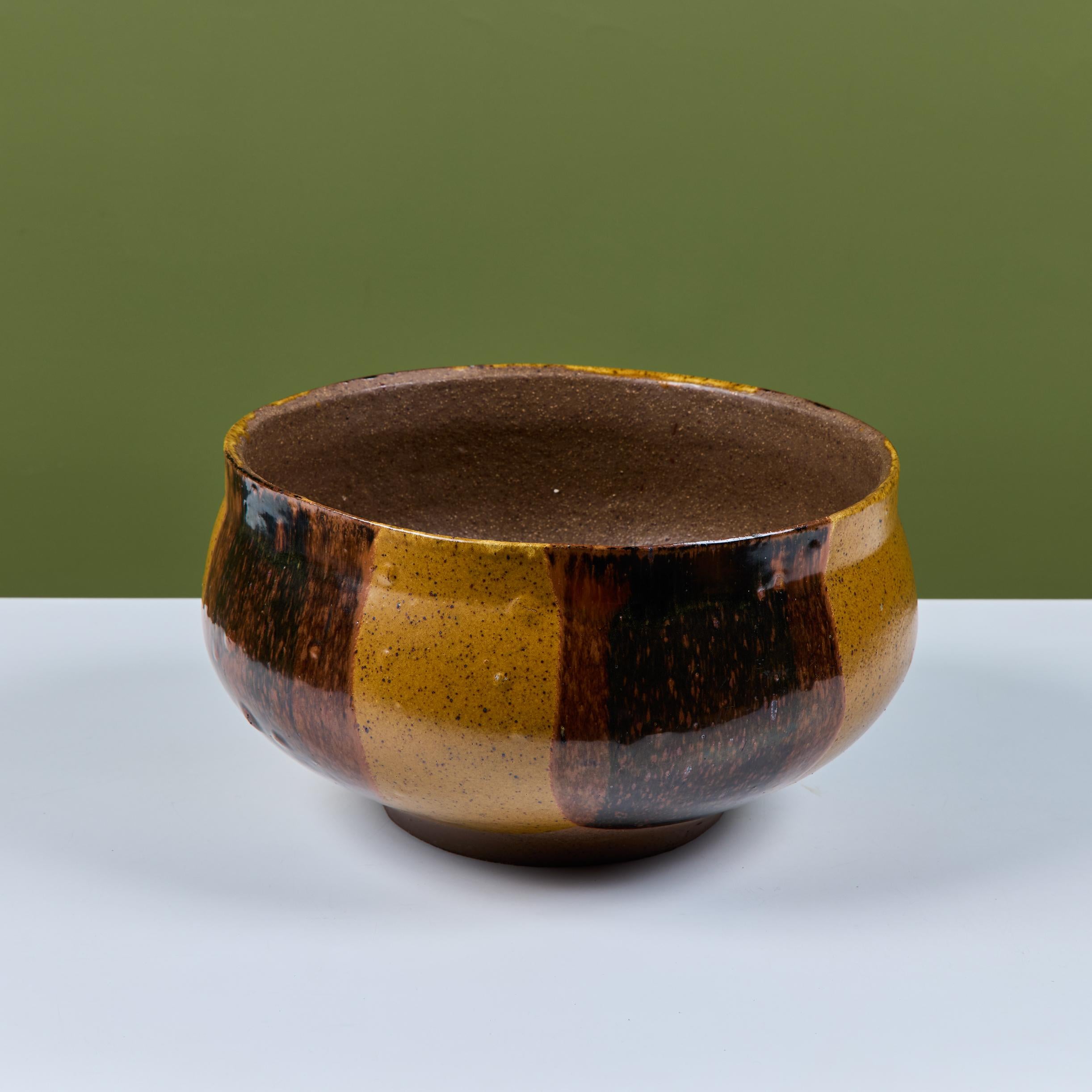 Mid-20th Century David Cressey Flame-Glaze Planter for Architectural Pottery For Sale