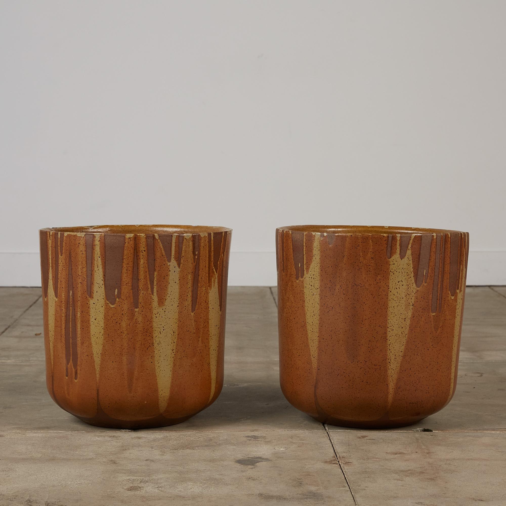 David Cressey Flame-Glaze Planter for Architectural Pottery 2