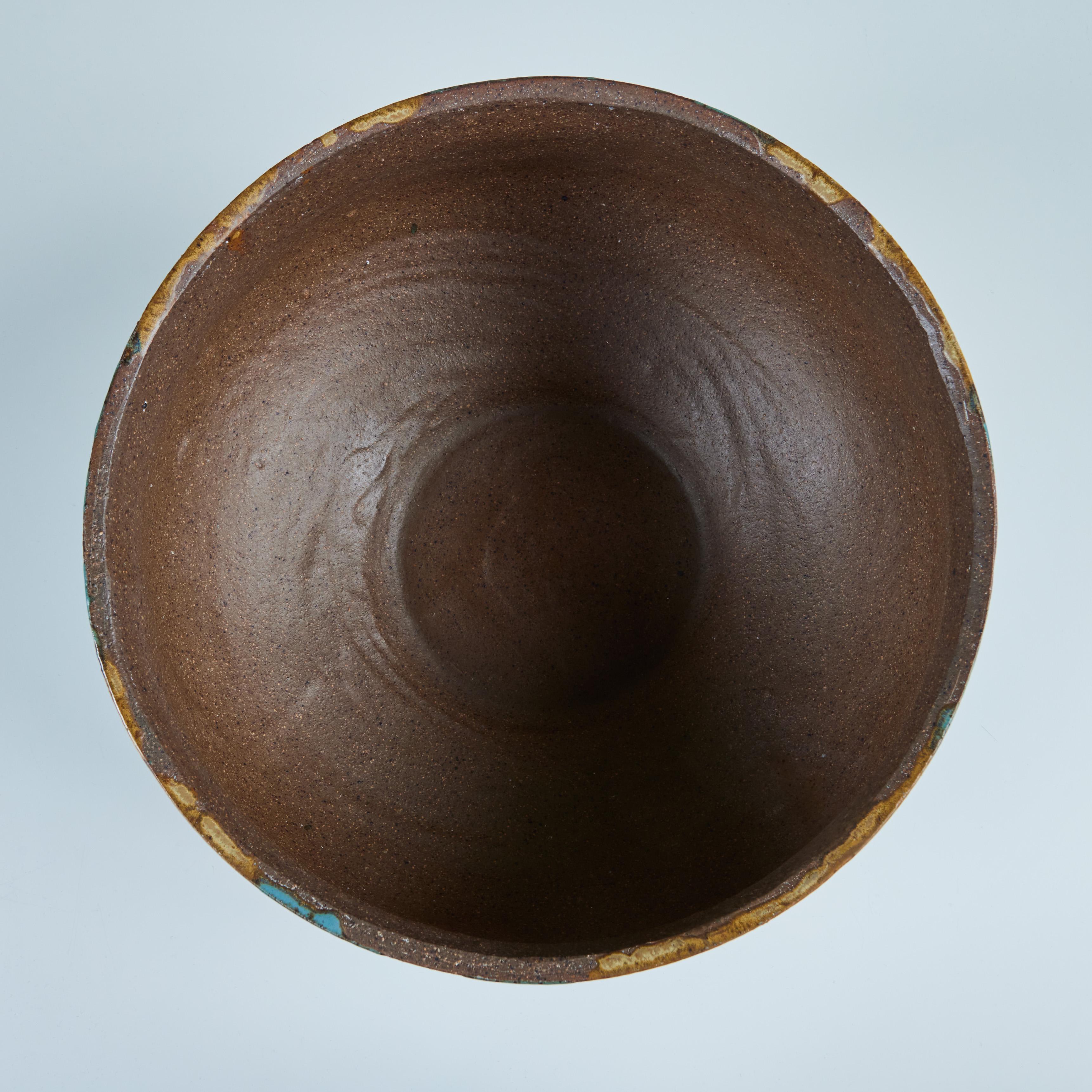 David Cressey Flame Glaze Planter for Architectural Pottery 1
