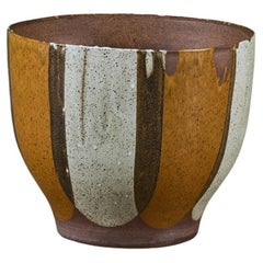 Retro David Cressey Flame-Glaze Planter for Architectural Pottery