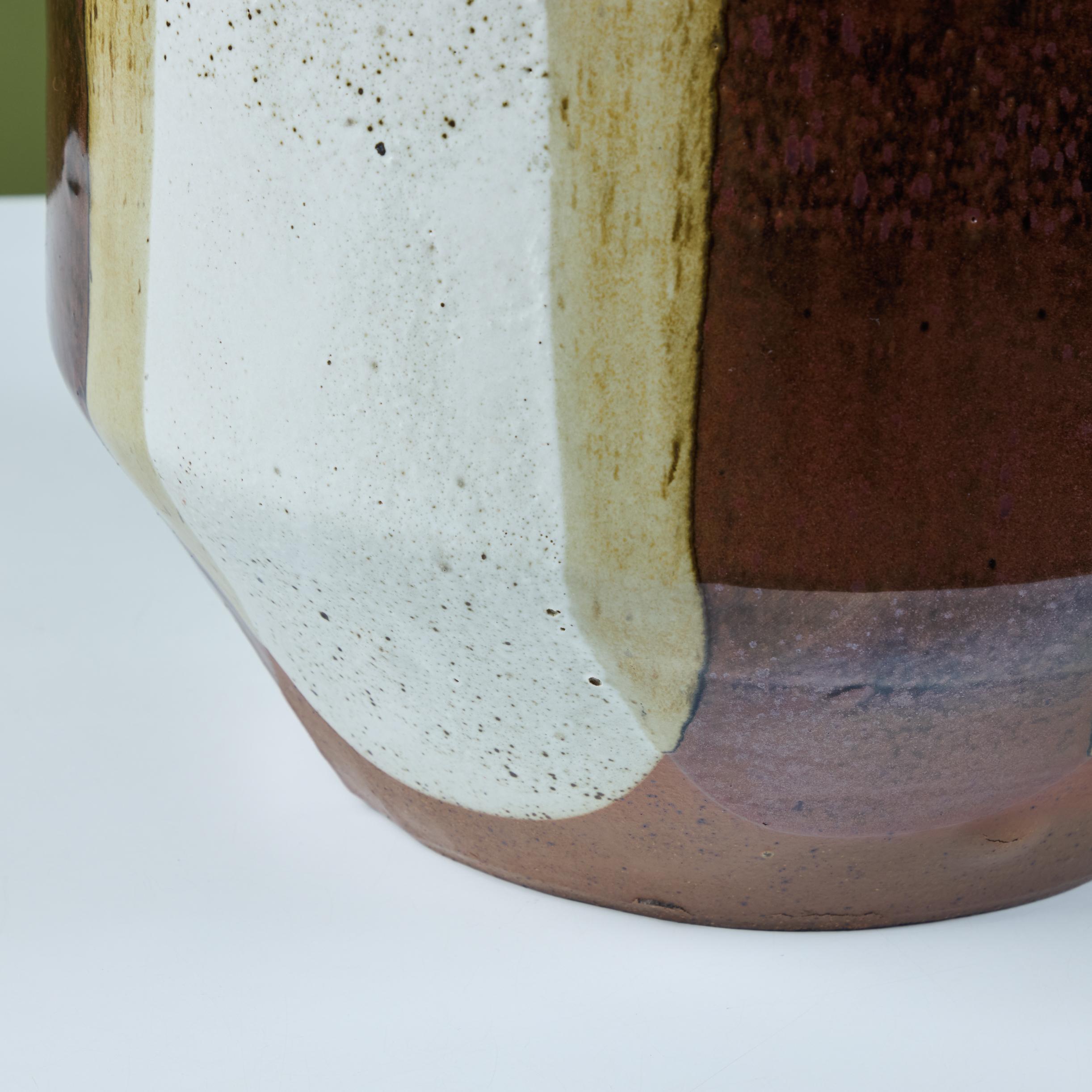 David Cressey Flame-Glazed Bullet Planter for Architectural Pottery For Sale 4