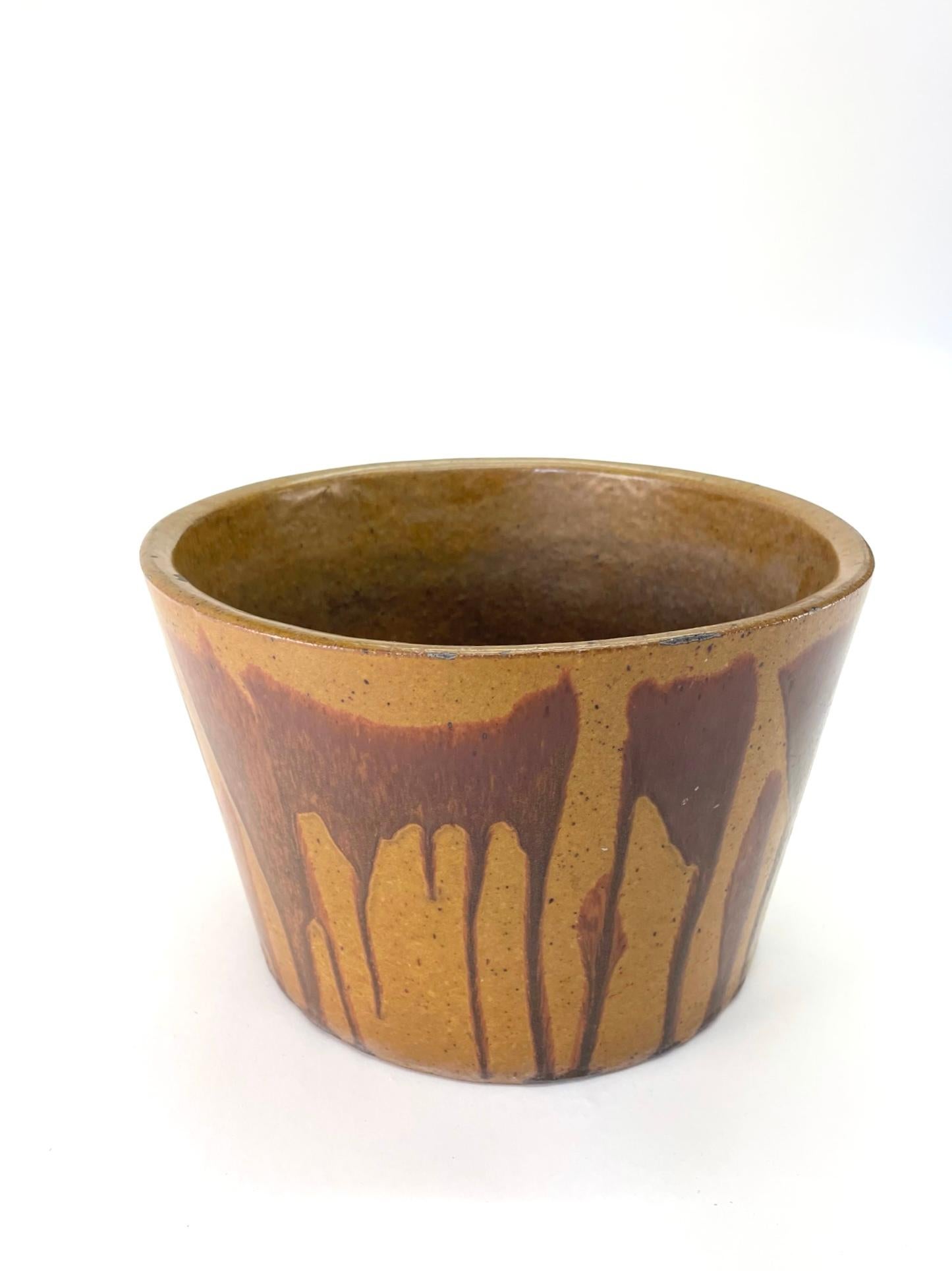 American David Cressey, Flame Glazed Planter, model S-12 by Architectural Pottery