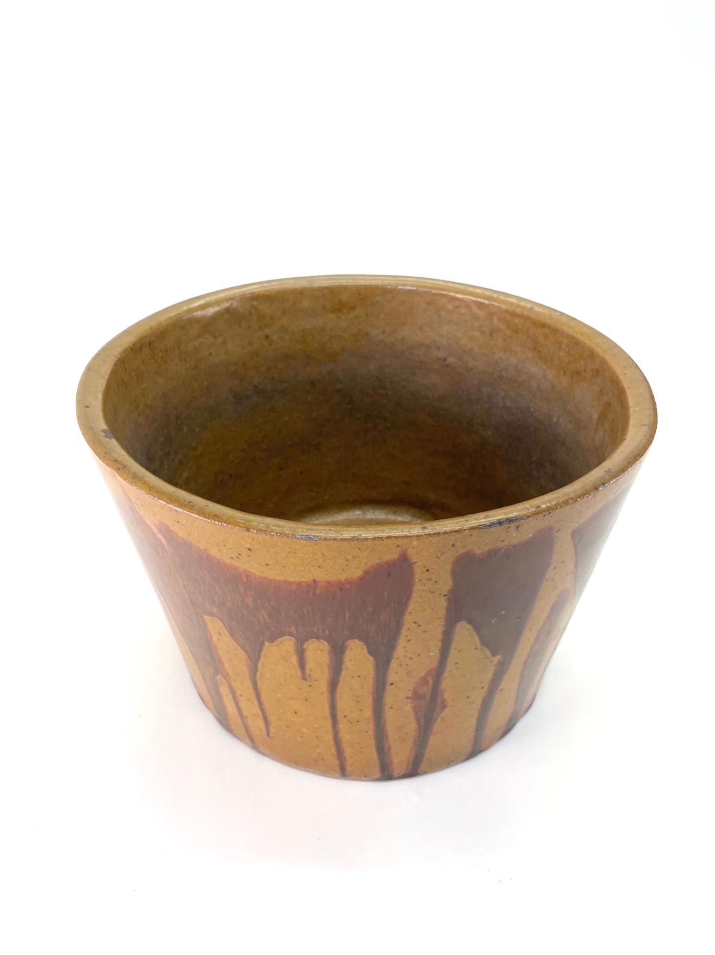 David Cressey, Flame Glazed Planter, model S-12 by Architectural Pottery In Good Condition In San Diego, CA
