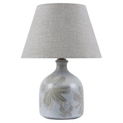 David Cressey Floral Ceramic Glazed Lamp