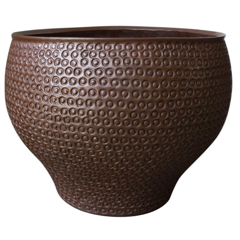 Mid-20th Century Brown David Cressey Unglazed Planter 