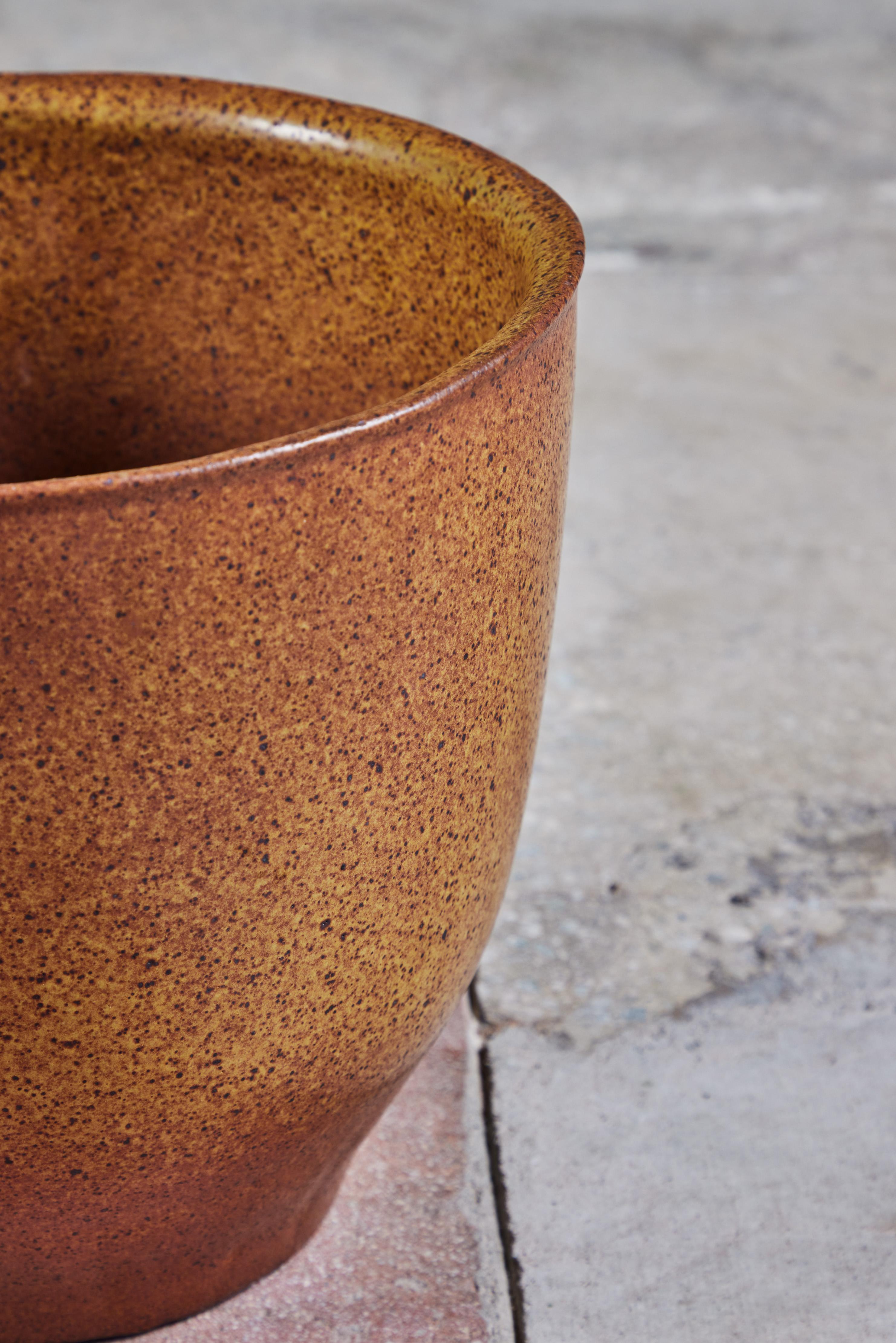 David Cressey Glazed Pro/Artisan Planter for Architectural Pottery In Excellent Condition For Sale In Los Angeles, CA