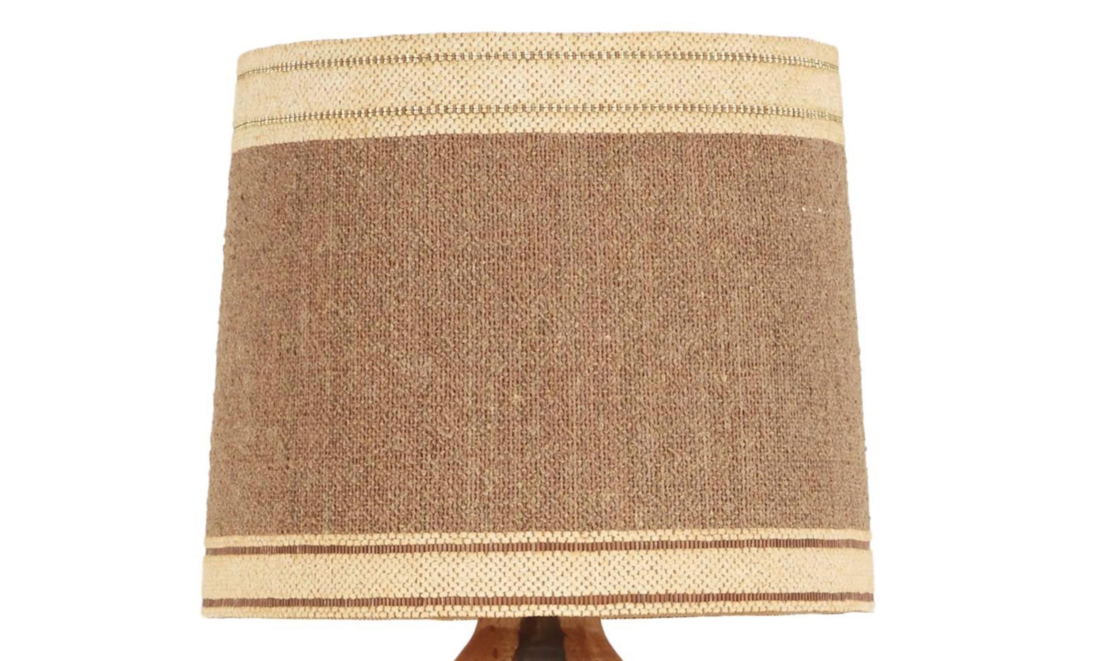 Mid-Century Modern David Cressey Lamp for Architectural Pottery with Maria Kipp Shade, circa 1960s