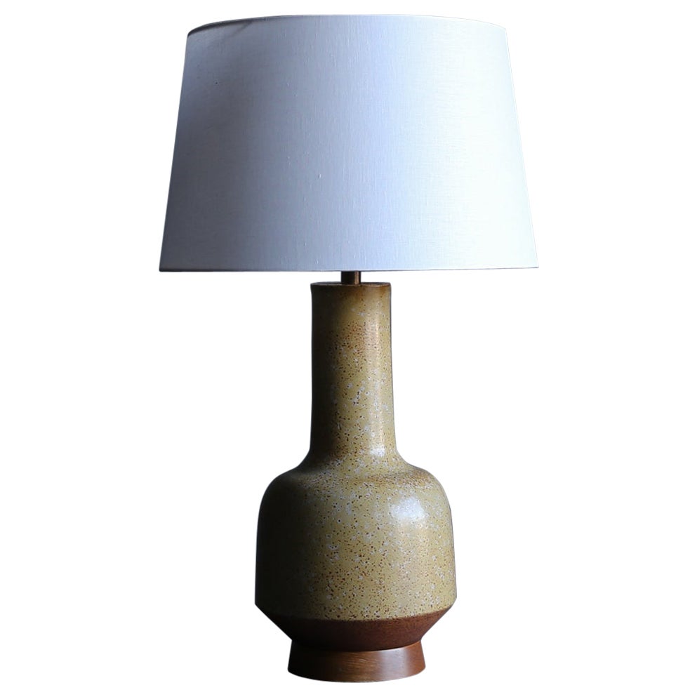 Lampe en cramique  grande chelle de David Cressey, vers 1970