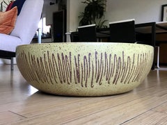 Fioriera grande in gres "Sgraffito" David Cressey