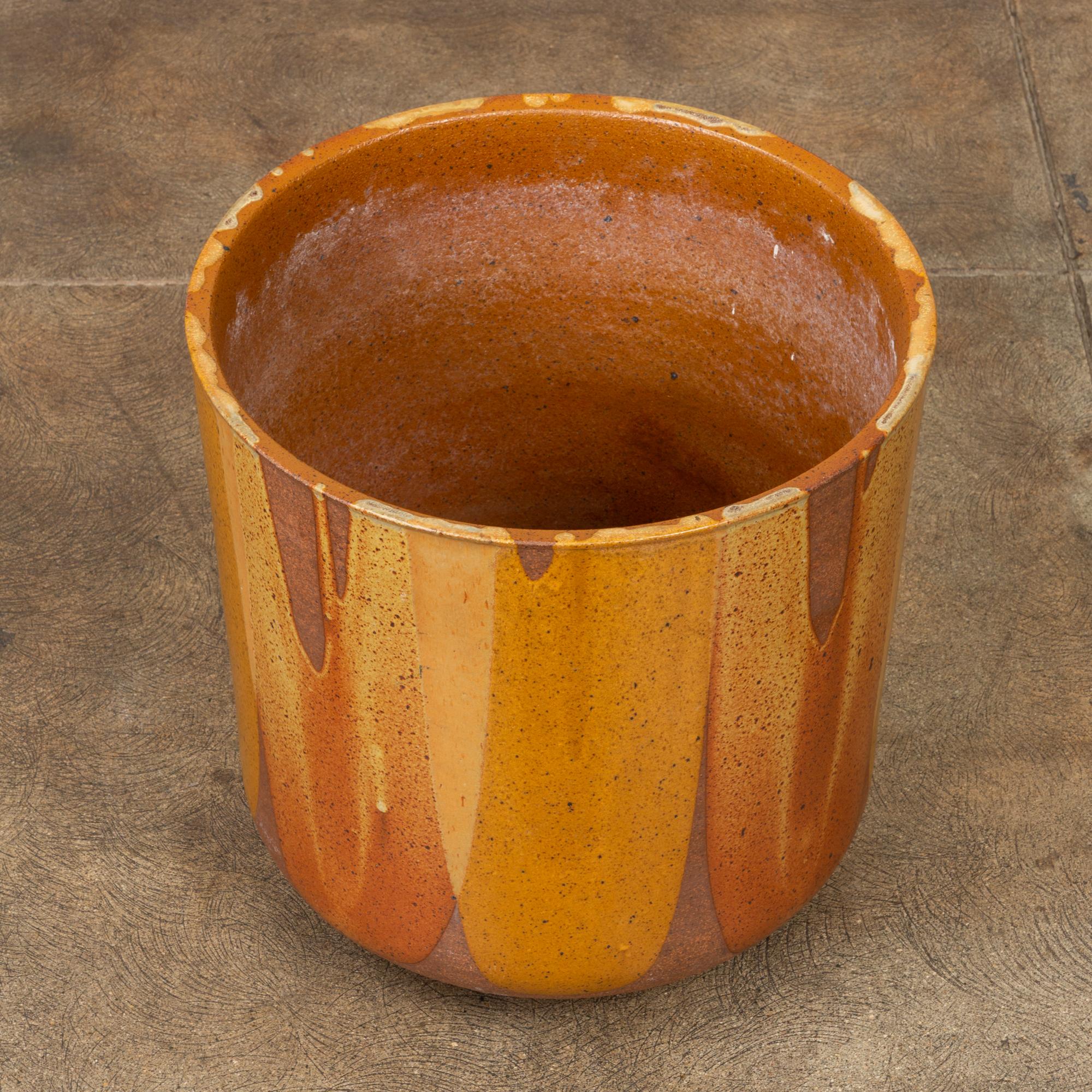 American David Cressey LT-24 Flame-Glazed Planter for Architectural Pottery