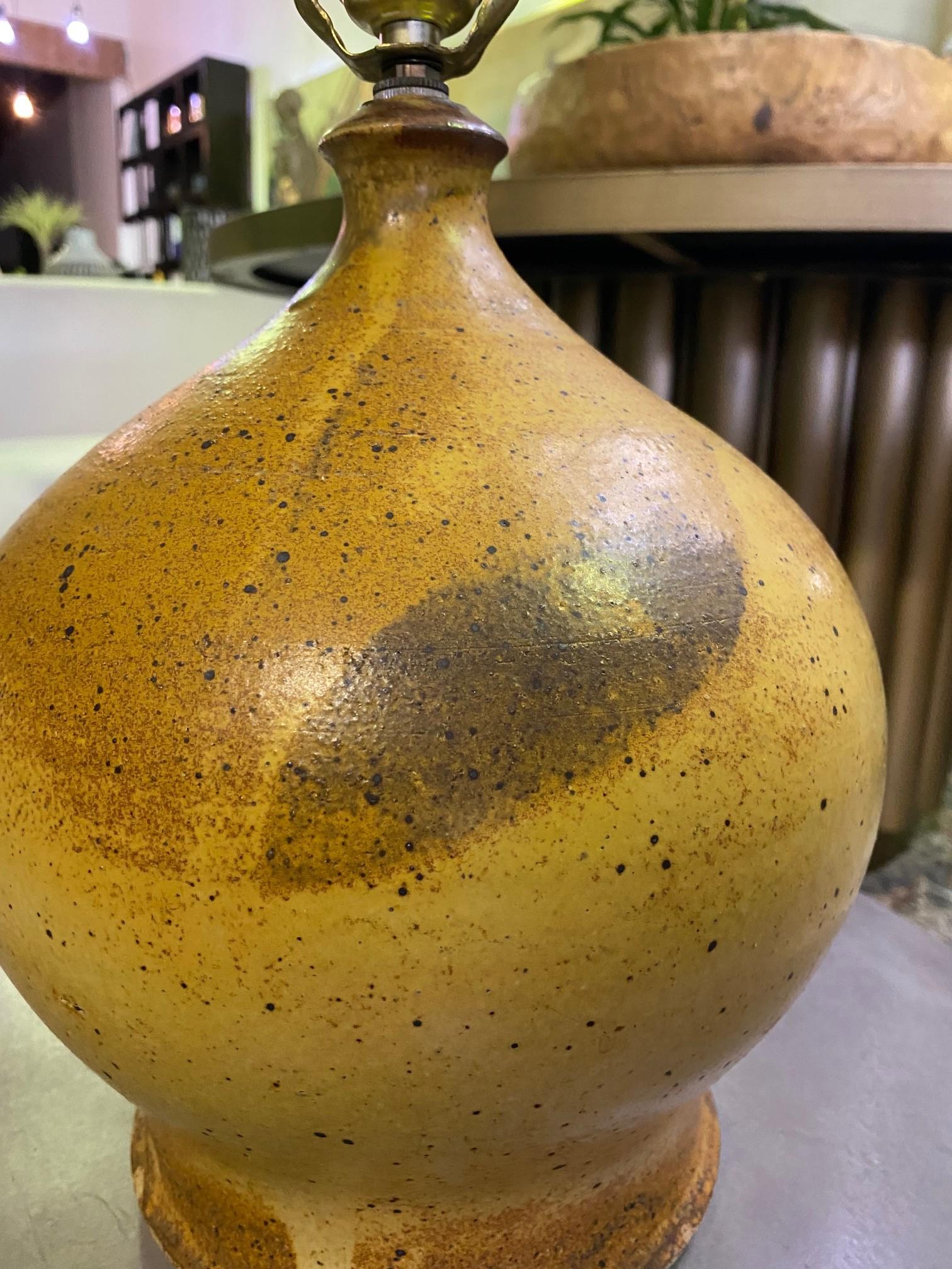 David Cressey Mid-Century Modern California Studio Pottery Ceramic Table Lamp 4