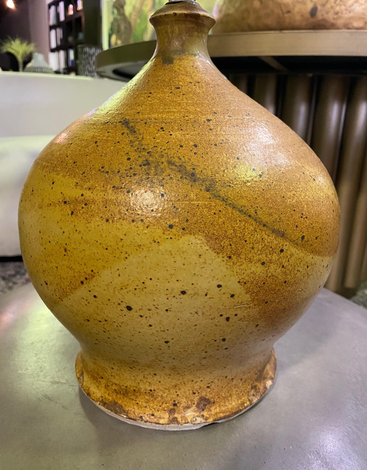 David Cressey Mid-Century Modern California Studio Pottery Ceramic Table Lamp 1
