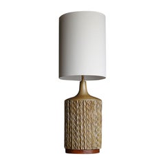Monumentale Keramik-Tischlampe von David Cressey, um 1970