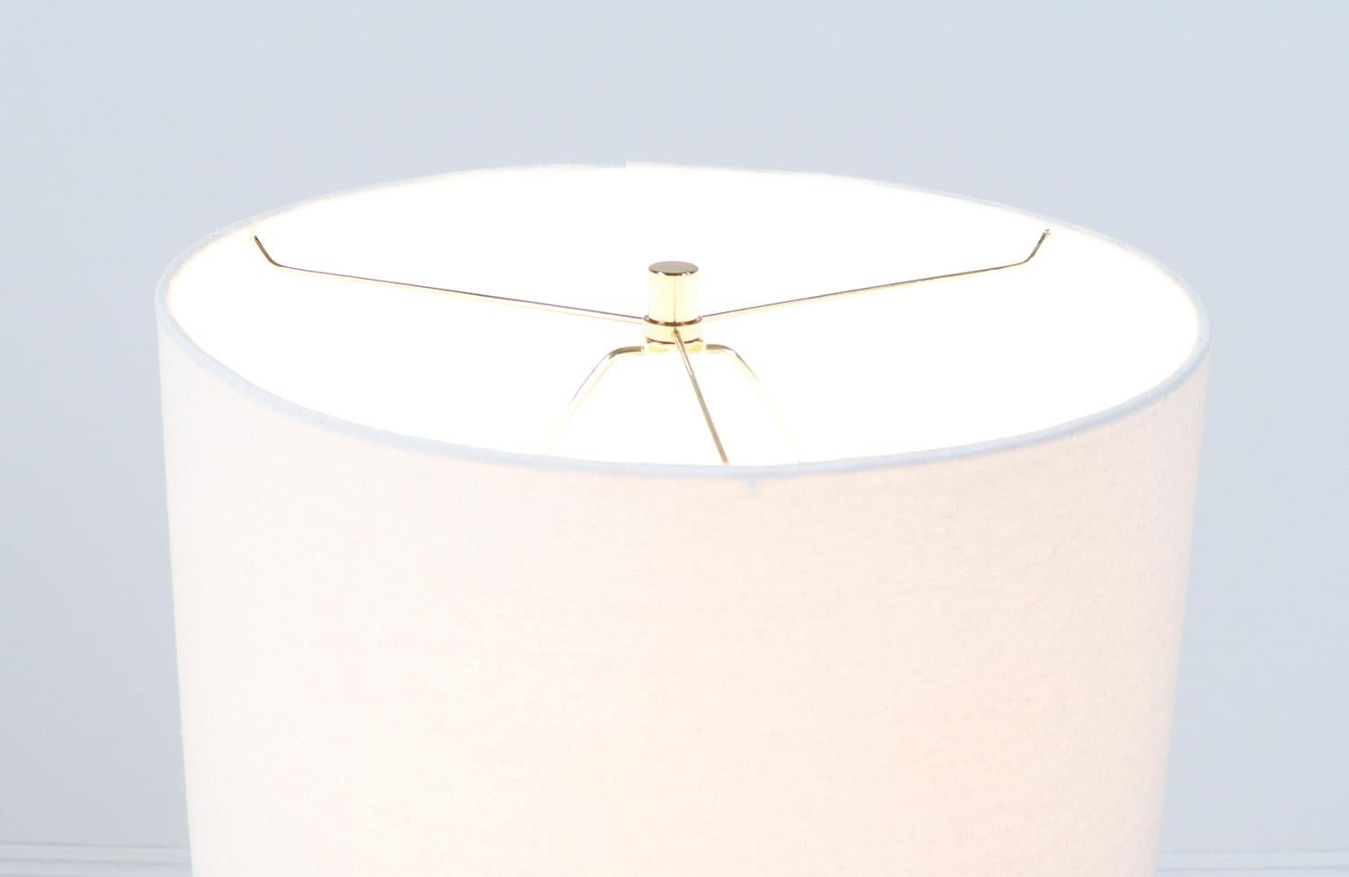 Lampe de table en céramique Pro Artisan vert olive David Cressey pour Architectural Potte en vente 1