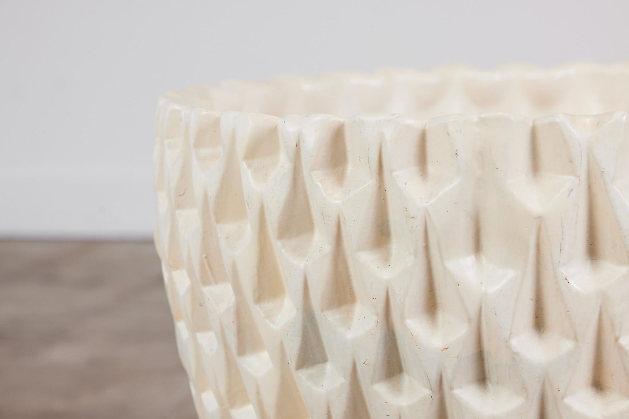 David Cressey Phoenix-1 Pflanzgefäß in weißer Glasur für Architectural Pottery im Angebot 5