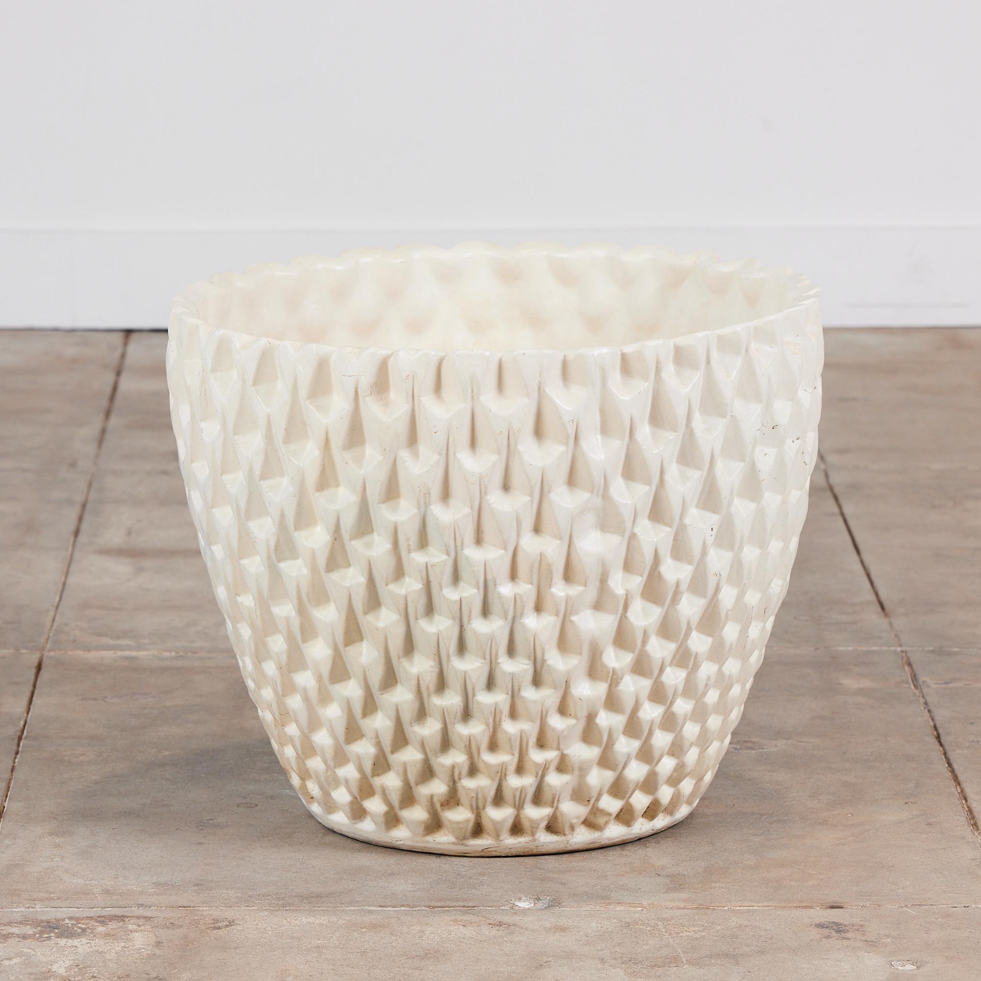Américain Jardinière Phoenix-1 de David Cressey en glaçure blanche pour la poterie architecturale en vente