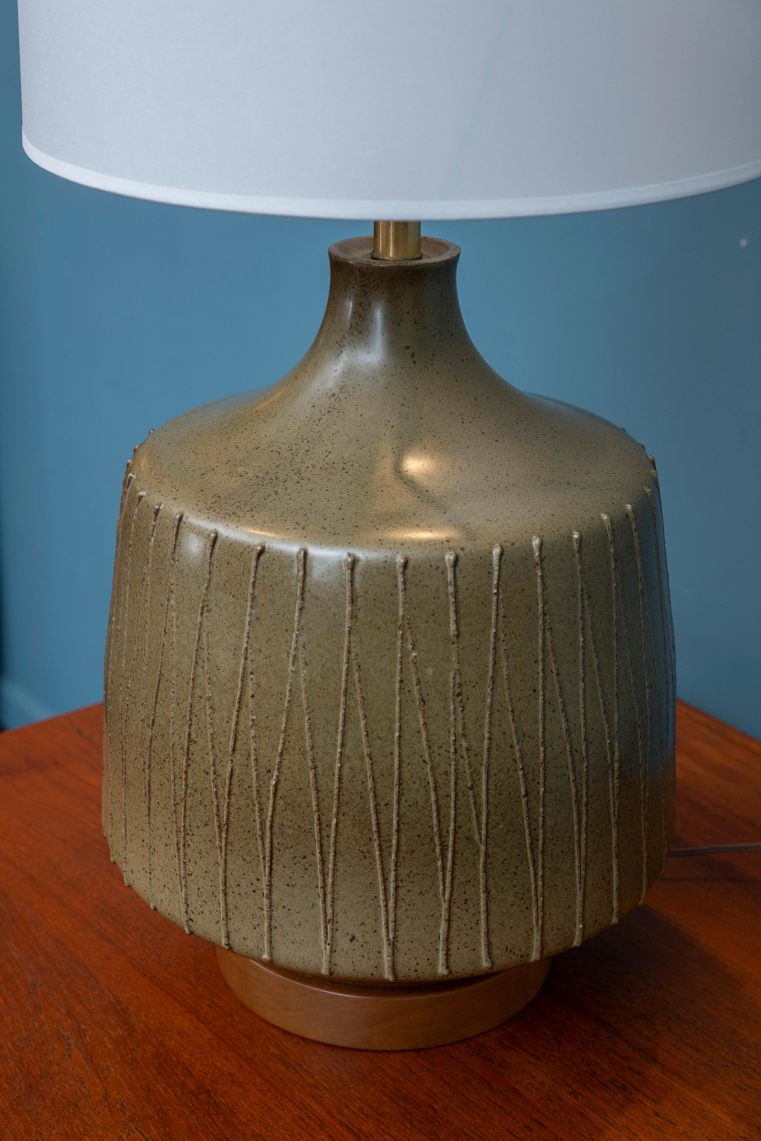 Lámpara de sobremesa de cerámica David Cressey Pro Artisan en venta 1