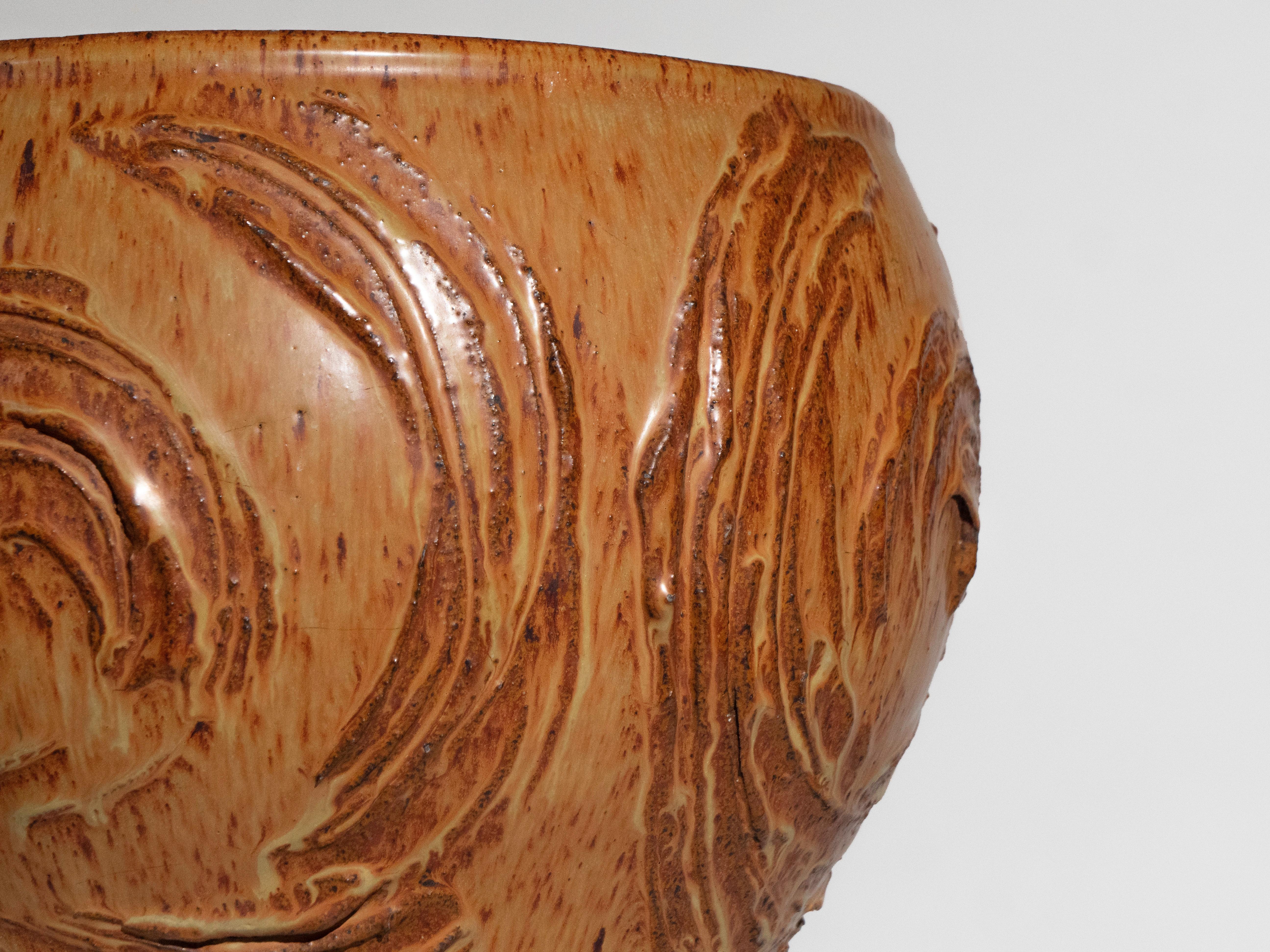 Mid-Century Modern David Cressey Pro Artisan 'Expressive' Planter pour Architectural Pottery en vente