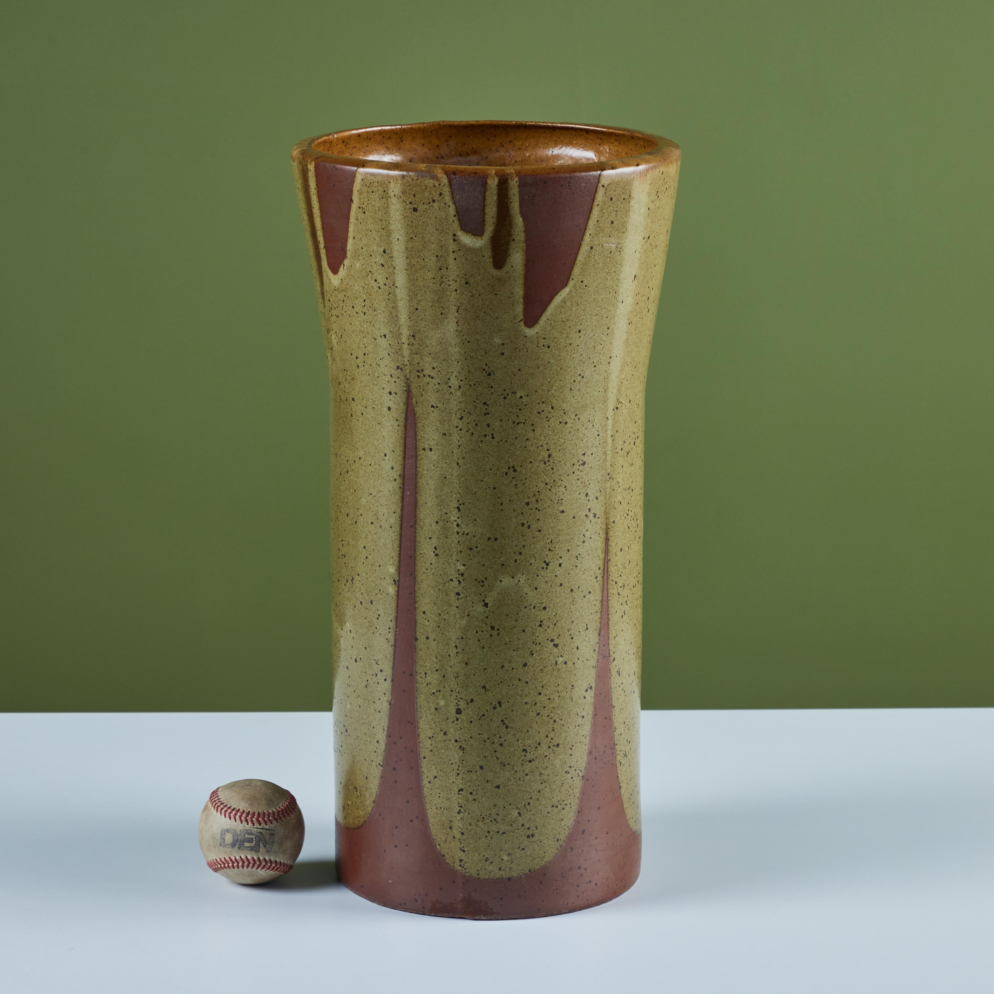 Mid-Century Modern David Cressey Pro/Artisan Flame-Glaze Urn for Architectural Pottery For Sale