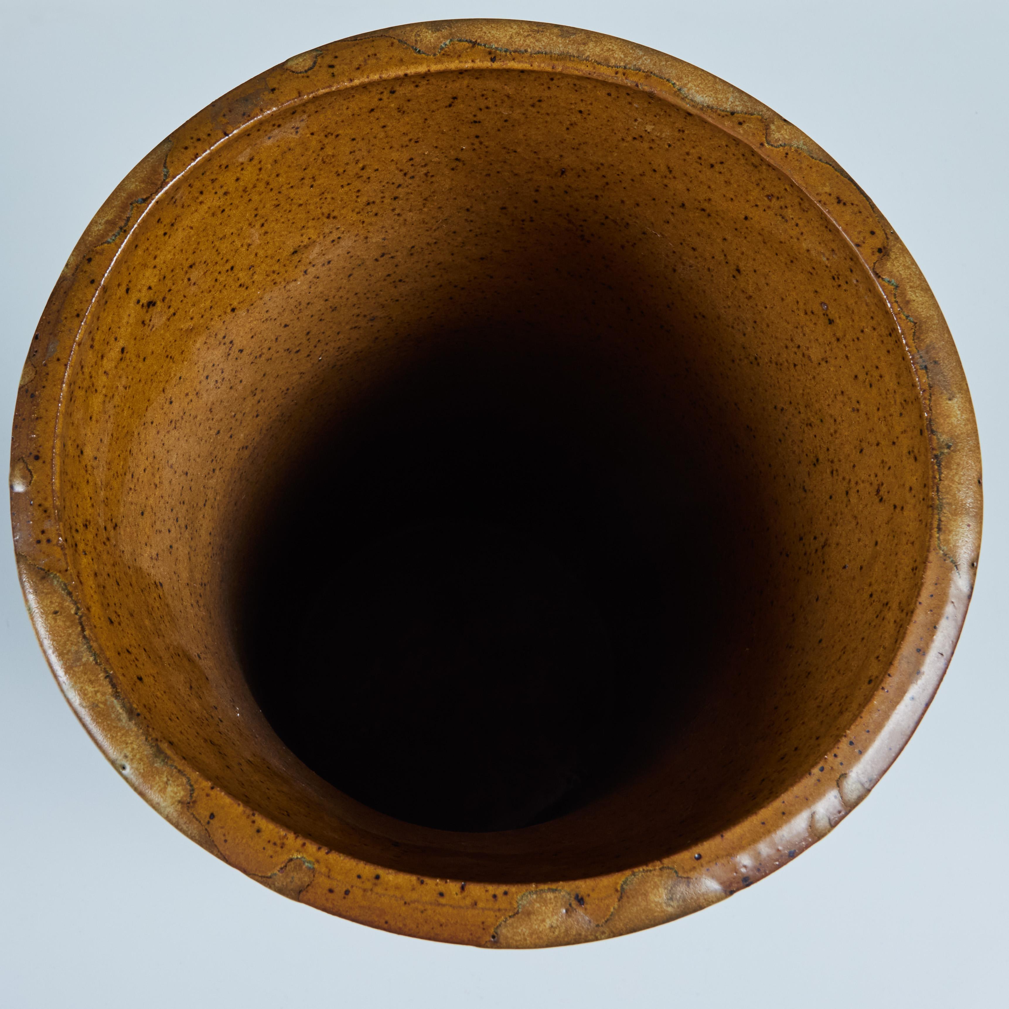 Ceramic David Cressey Pro/Artisan Flame-Glaze Urn for Architectural Pottery For Sale