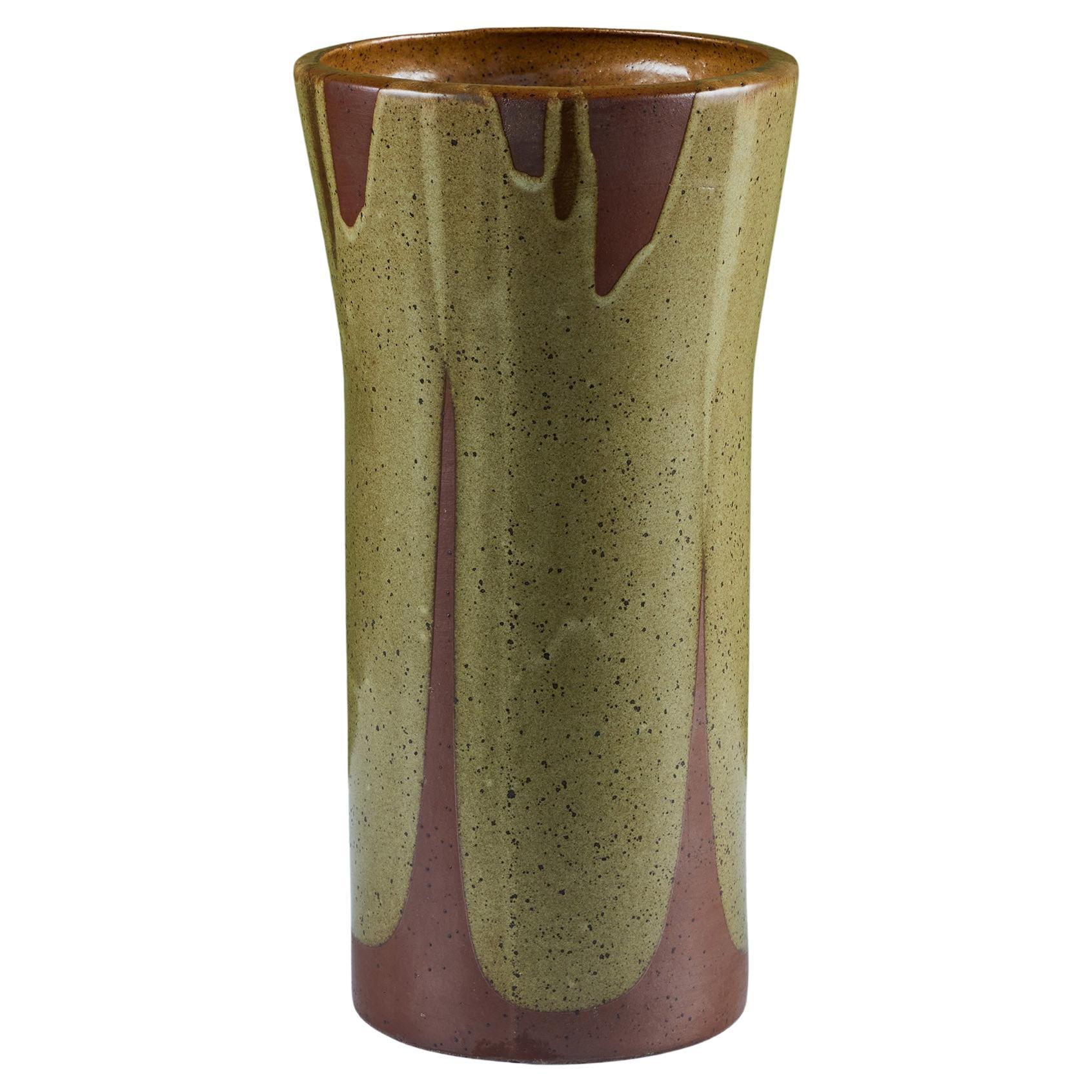 David Cressey Pro/Artisan Flame-Glaze Urn for Architectural Pottery For Sale