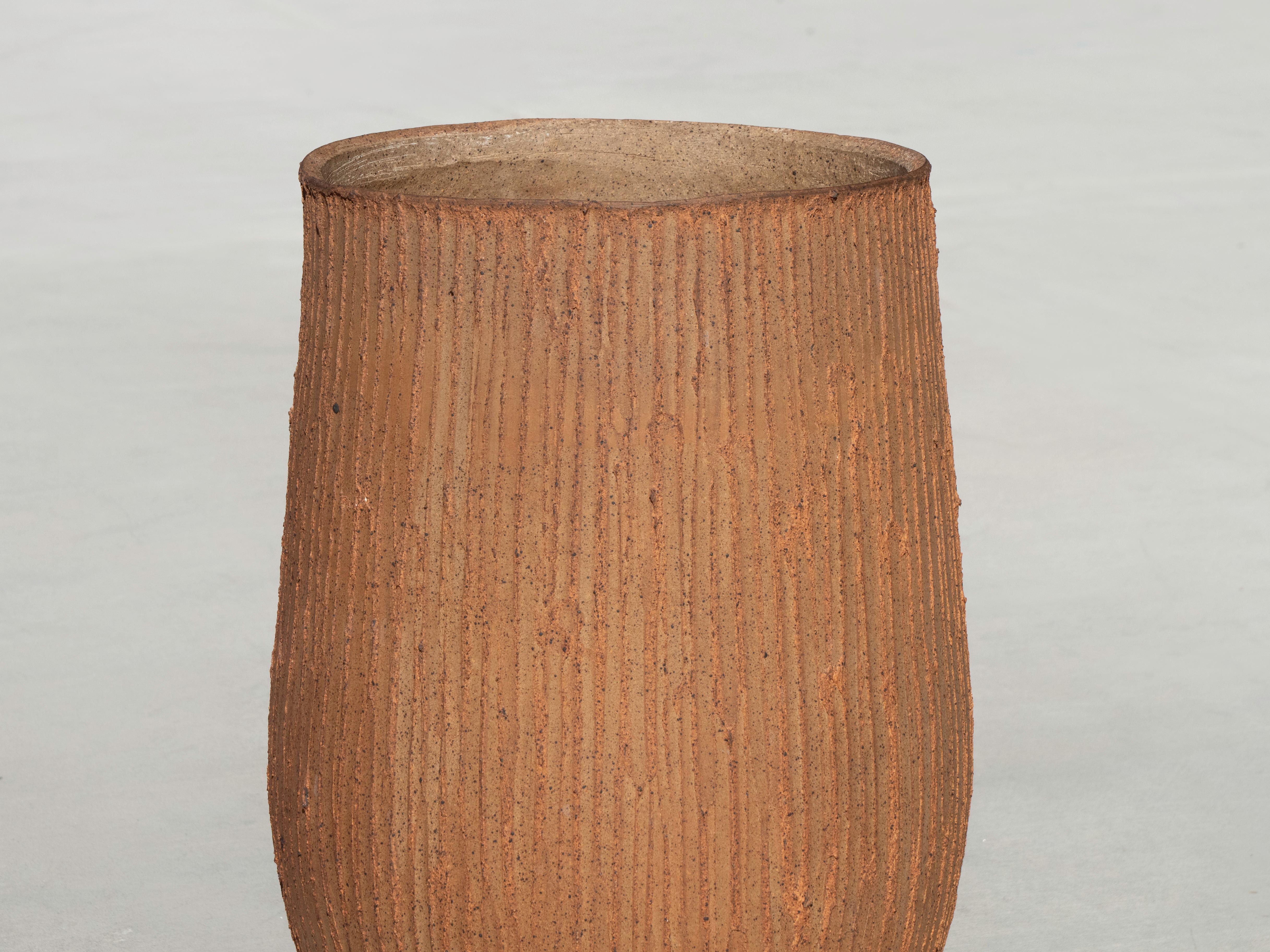 Grès David Cressey Pro Artisan 'Linear' Cigar Planter pour Architectural Pottery en vente