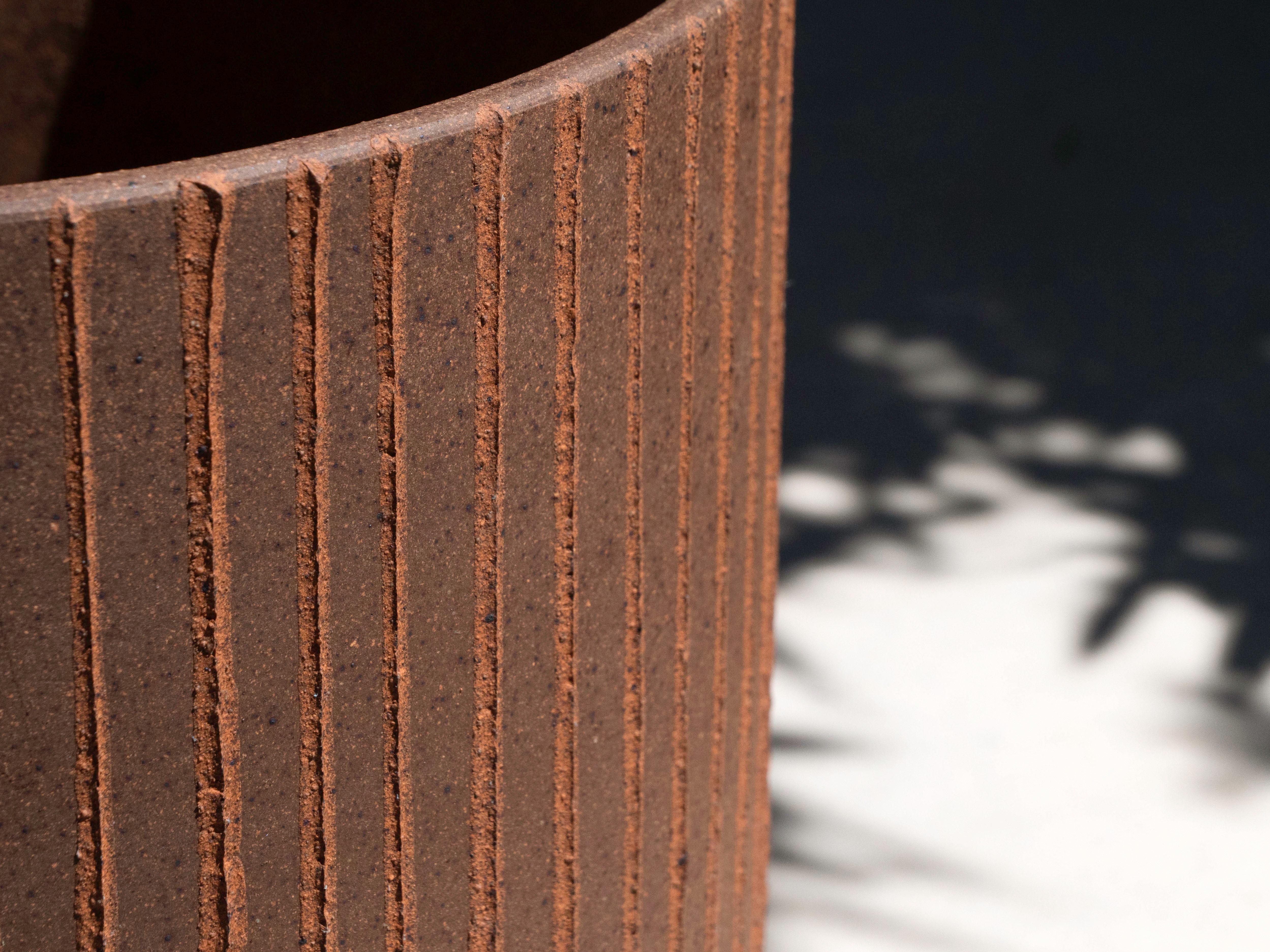 David Cressey Pro Artisan „Linear“ Zylinder-Pflanzgefäß für Architectural Pottery (amerikanisch) im Angebot