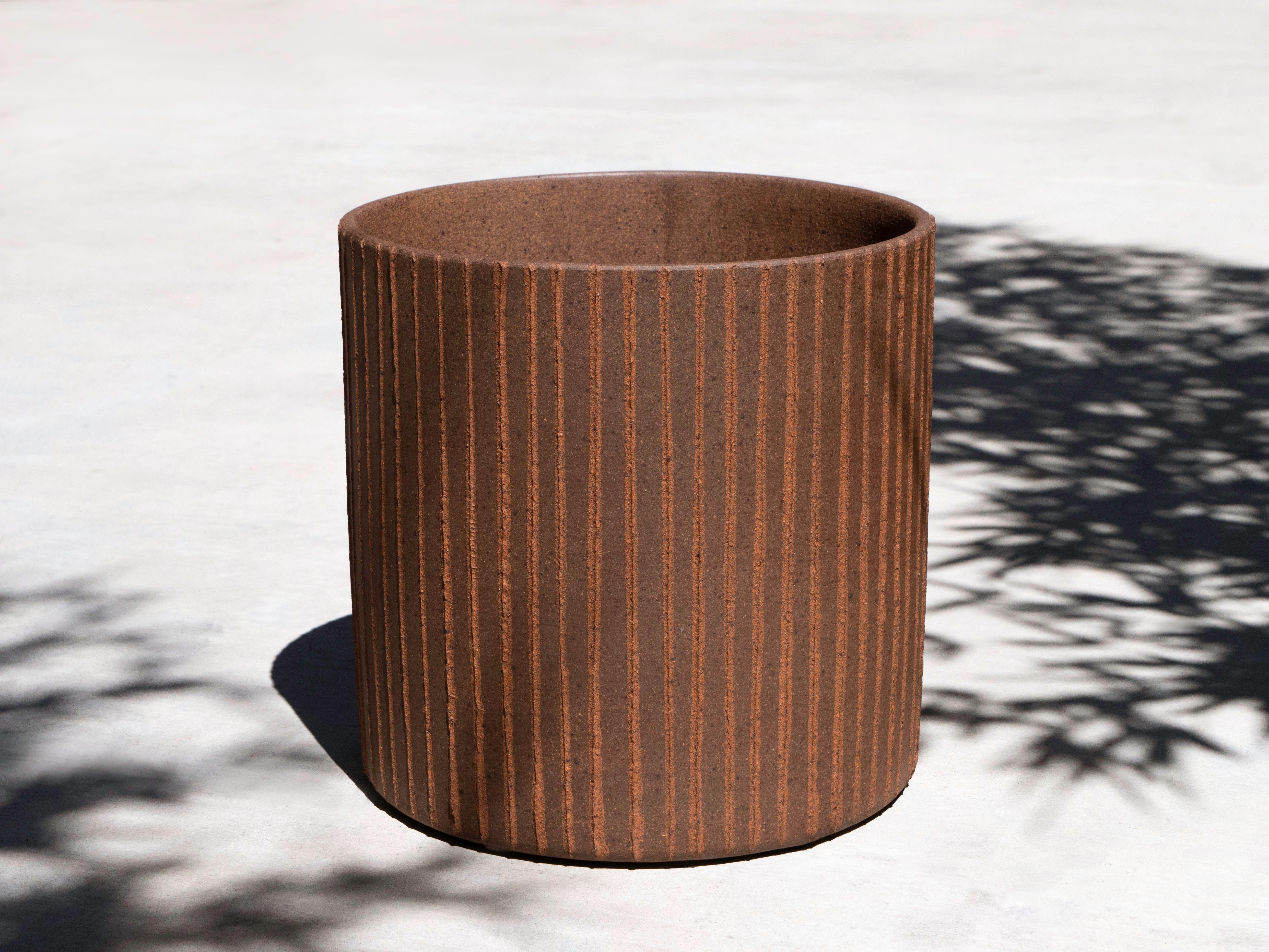 David Cressey Pro Artisan „Linear“ Zylinder-Pflanzgefäß für Architectural Pottery (Keramik) im Angebot
