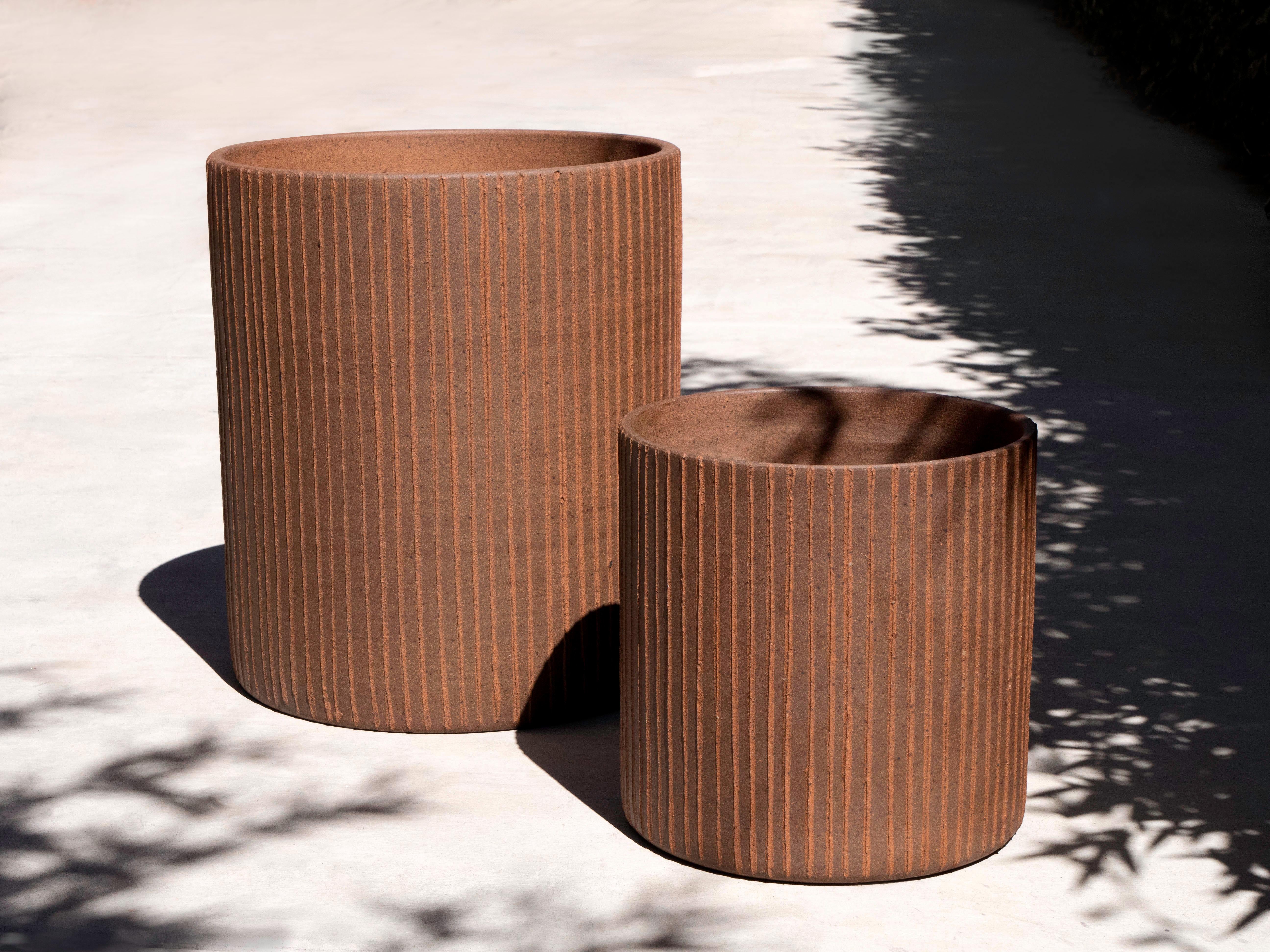 David Cressey Pro Artisan „Linear“ Zylinder-Pflanzgefäß für Architectural Pottery im Angebot 1