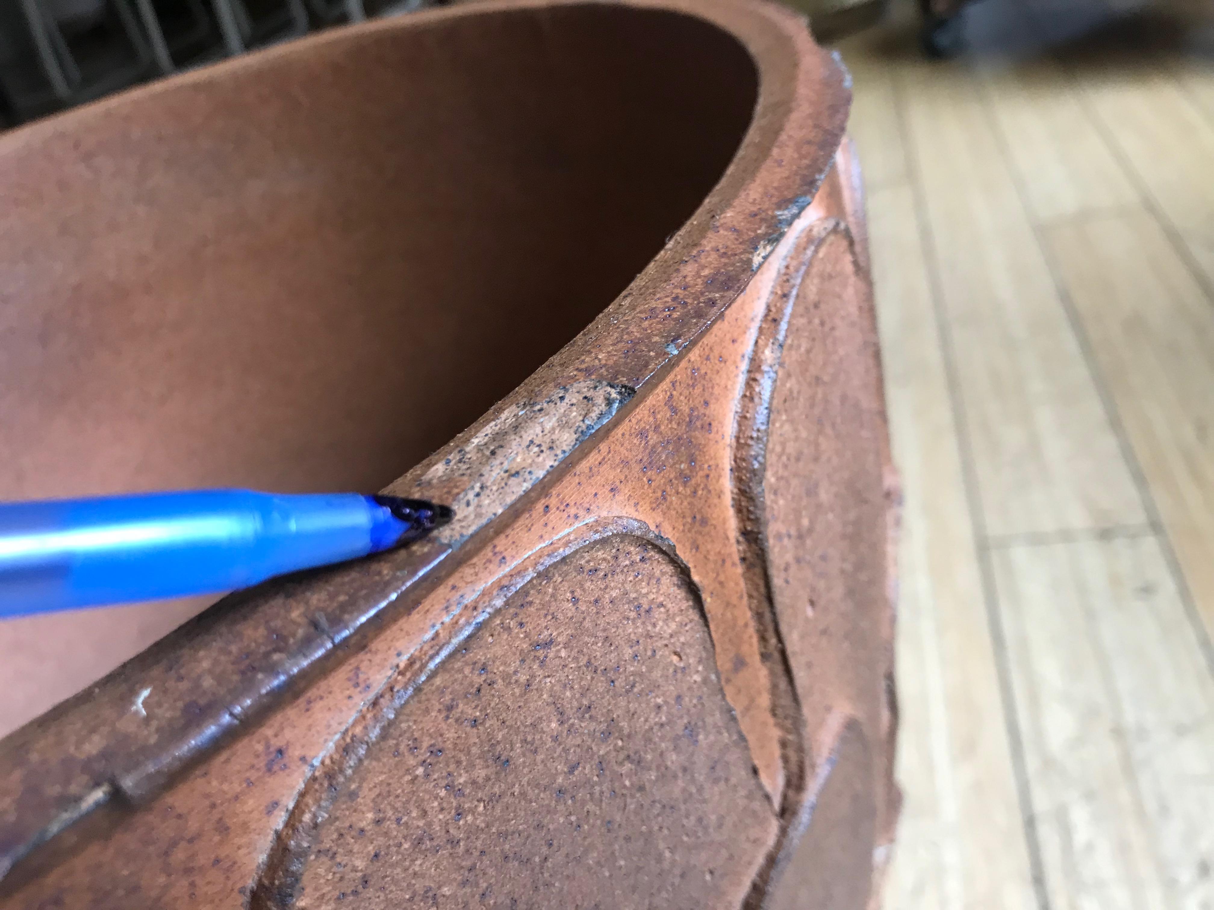 Ceramic Stoneware 'Leaf' Planter  David Cressey  For Sale