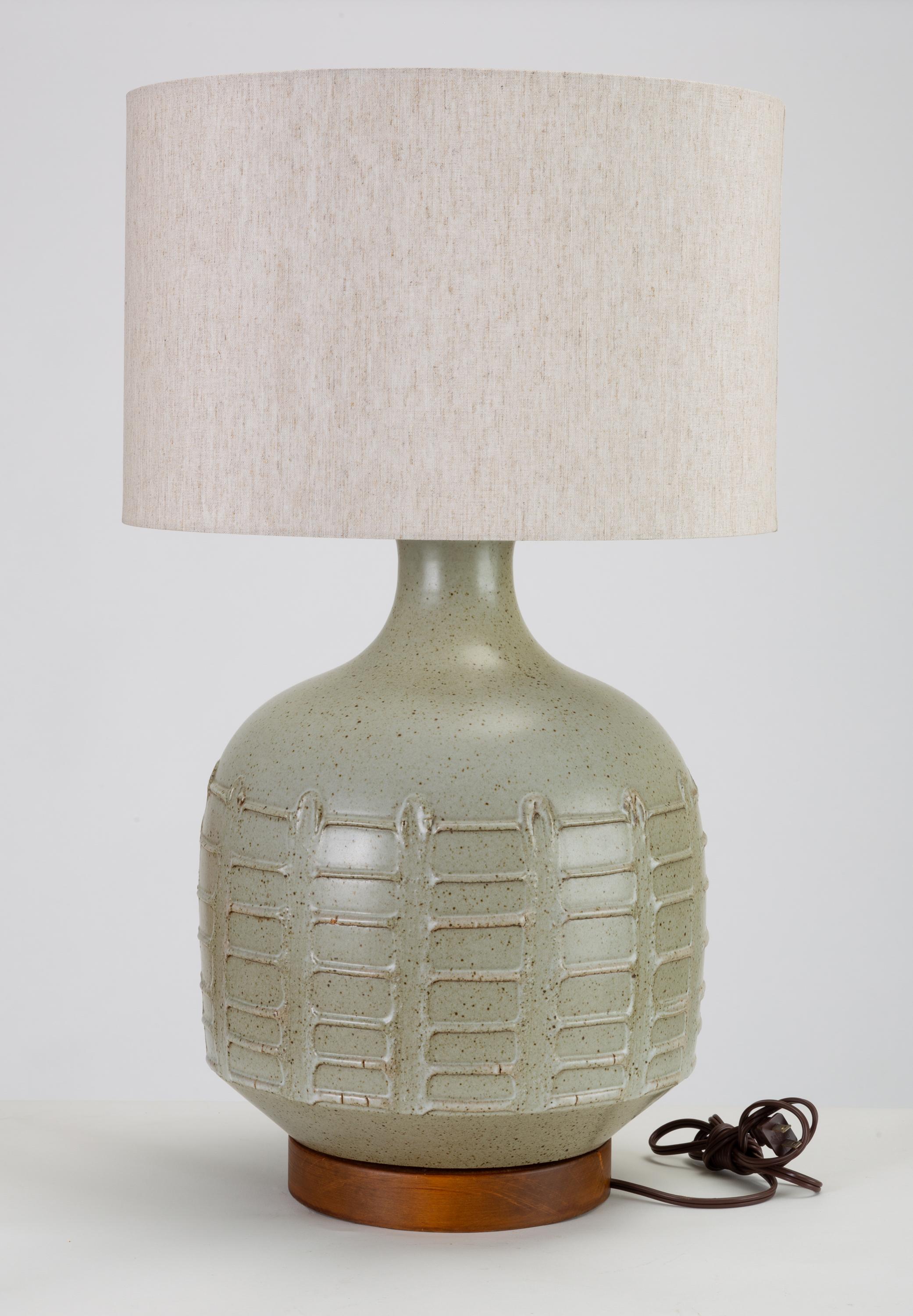 American David Cressey Pro Artisan Table Lamp for Architectural Pottery