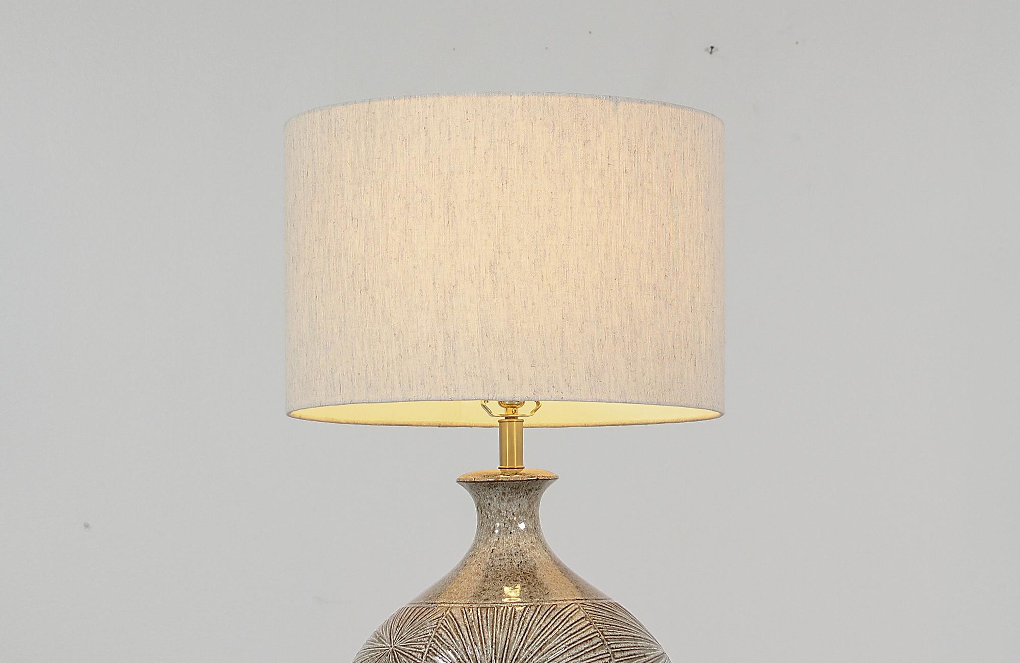 David Cressey & Robert Maxwell Ceramic Table Lamp for Architectural Pottery In Excellent Condition In Los Angeles, CA