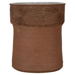 Vintage David Cressey 
Robert Maxwell for Earthgender Petite Rimmed Sunburst Planter