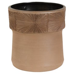 David Cressey & Robert Maxwell for Earthgender Rimmed Sunburst Planter