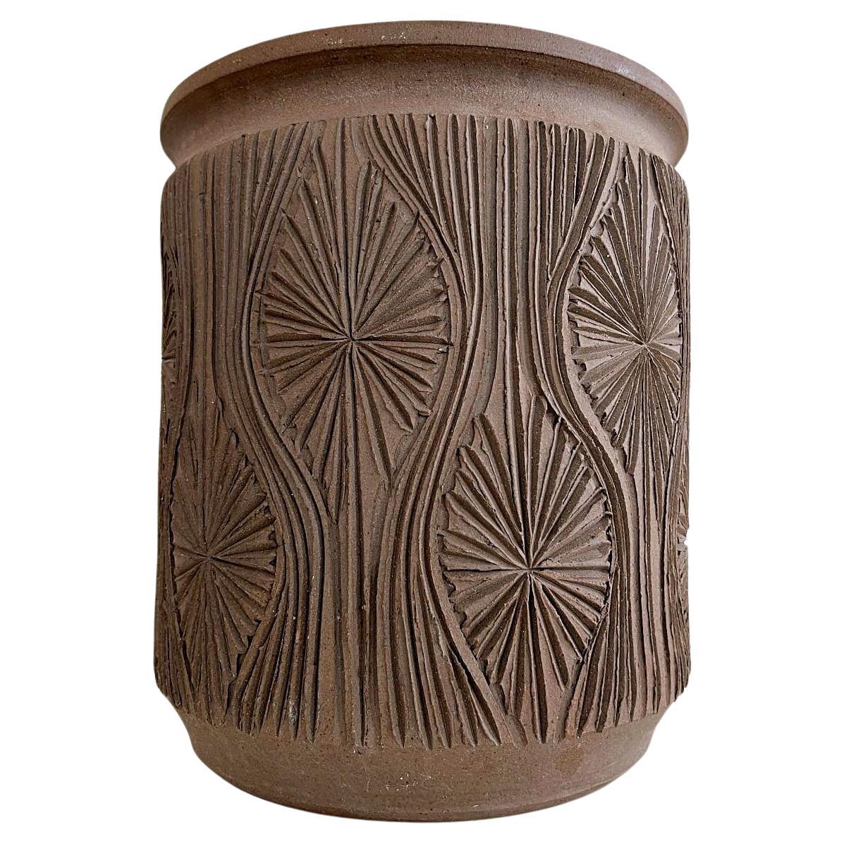 David Cressey & Robert Maxwell for Earthgender “Sunburst” Planter, 1970s, Cerami