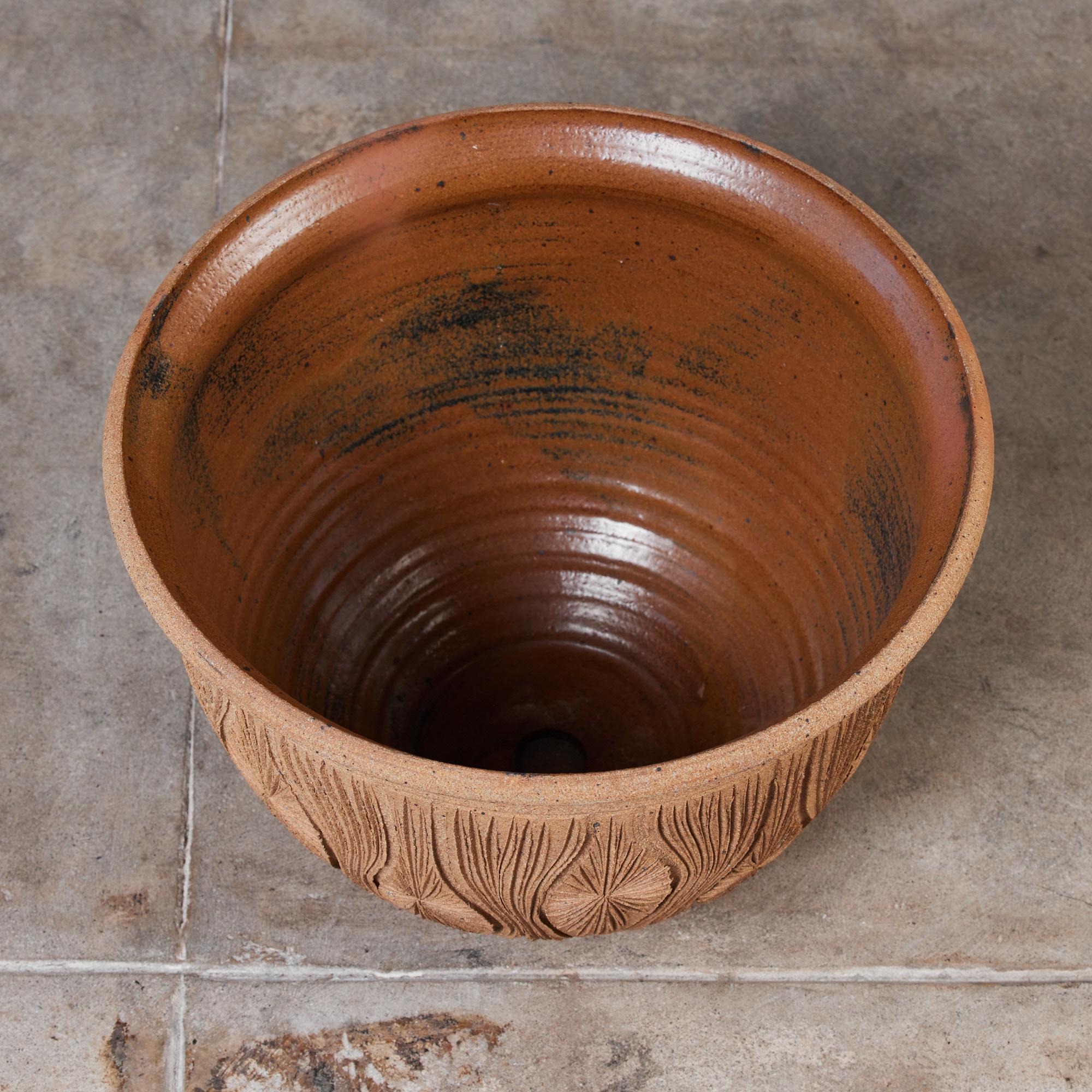 David Cressey & Robert Maxwell for Earthgender “Teardrop Sunburst” Bowl Planter 3