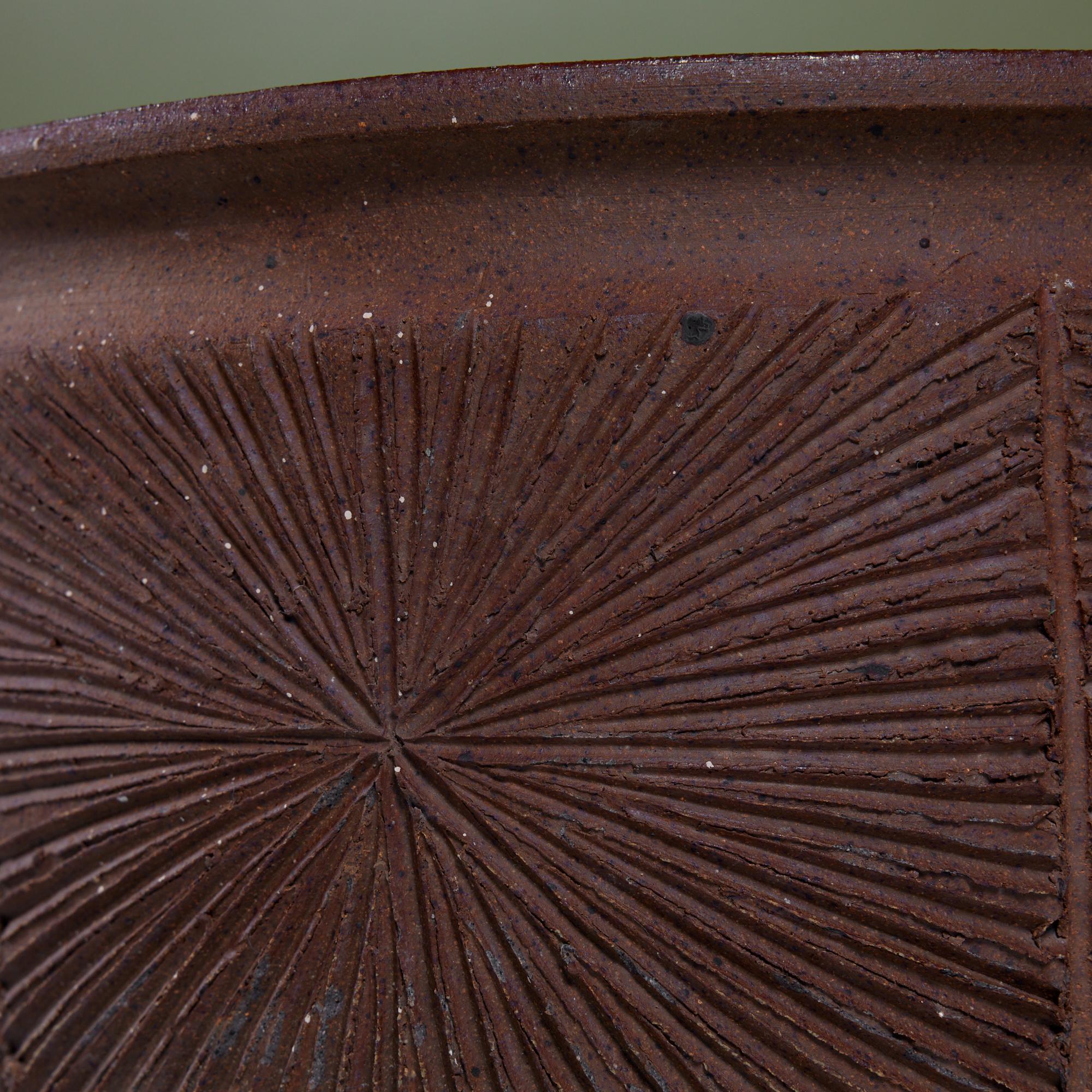 20ième siècle Jardinière Sunburst Bowl de David Cressey & Robert Maxwell pour Earthgender en vente