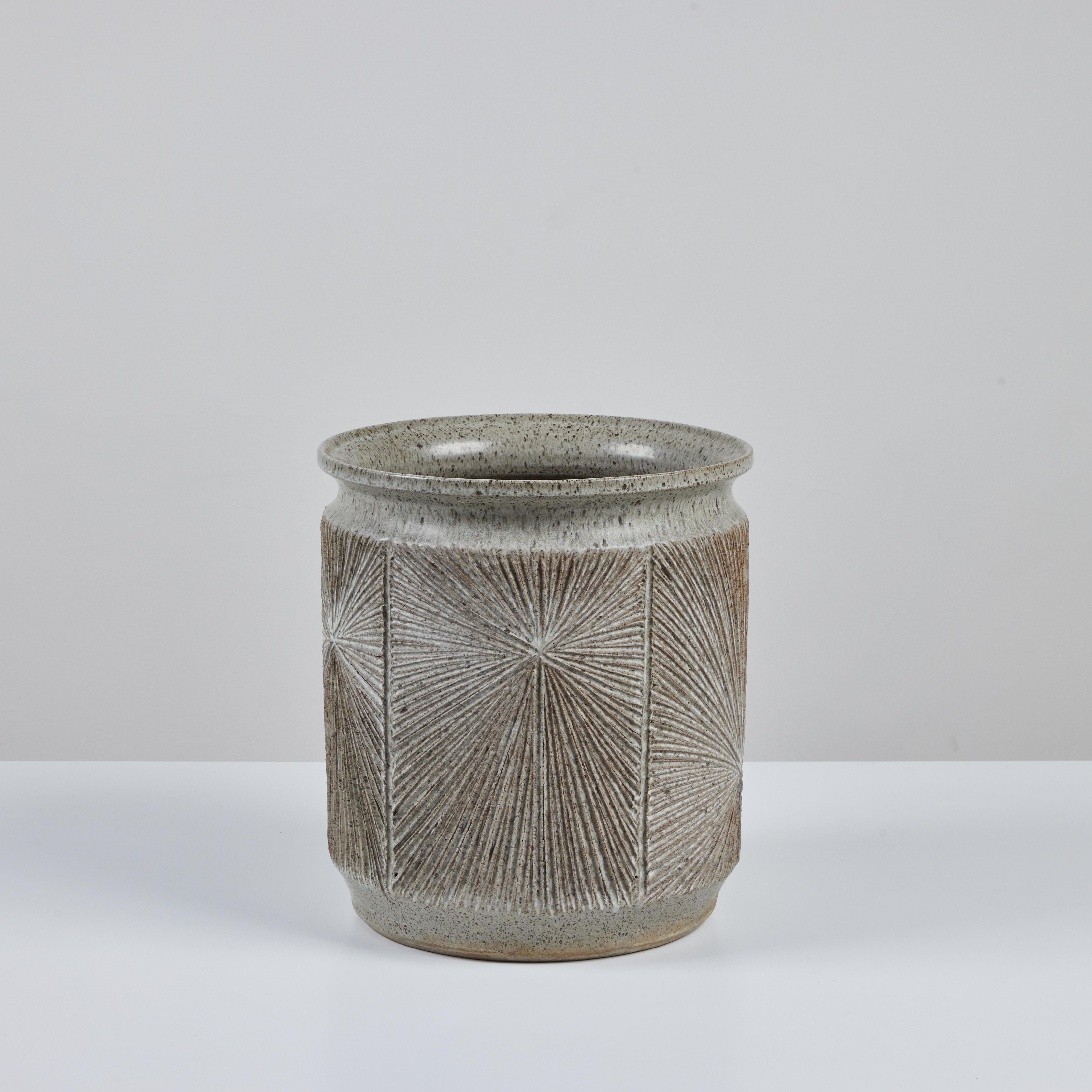 American David Cressey & Robert Maxwell “Sunburst” Cylindrical Planter for Earthgender
