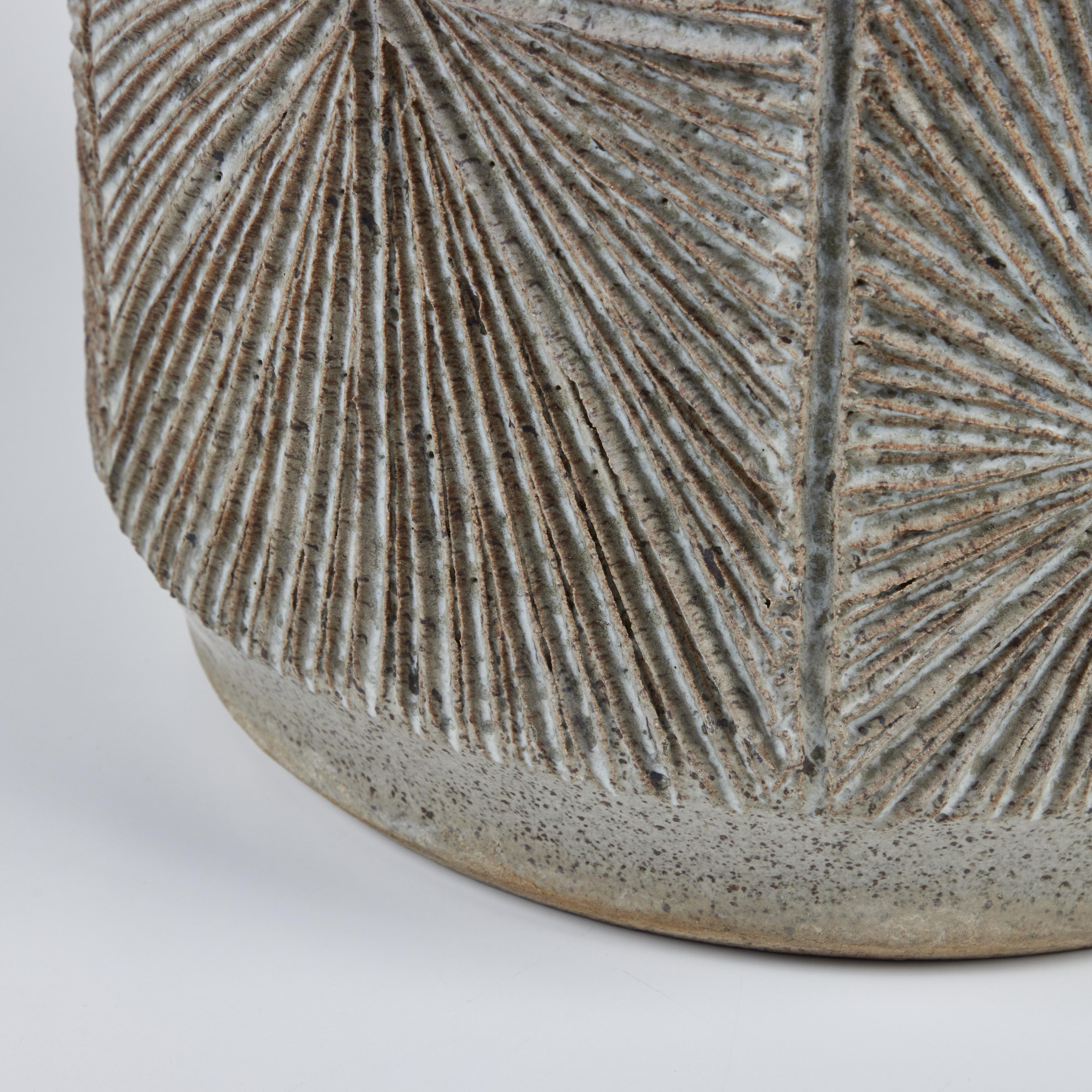 Pottery David Cressey & Robert Maxwell “Sunburst” Cylindrical Planter for Earthgender